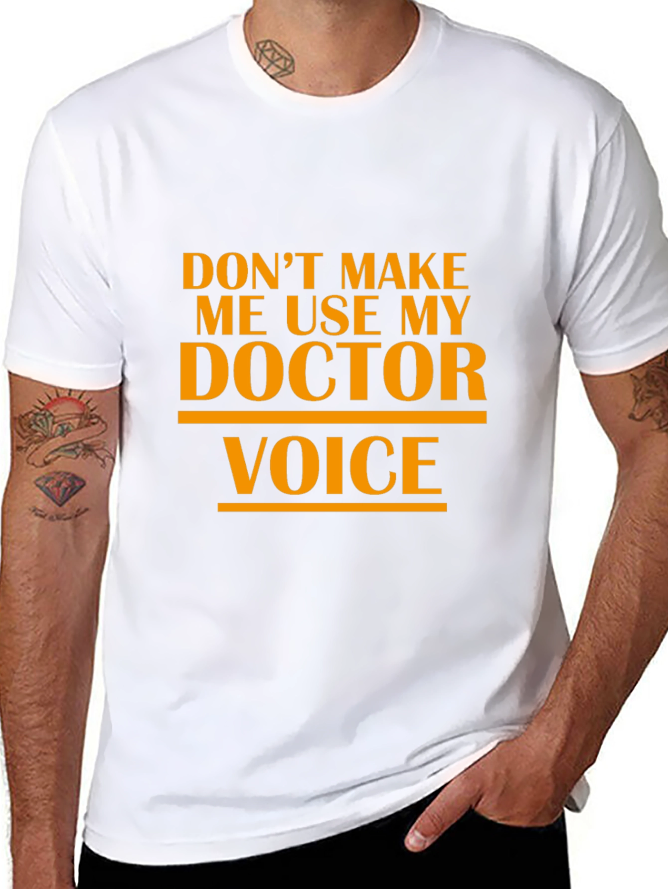 Doctor Voice T-Shirt Funny Sarcastic Physician Tee