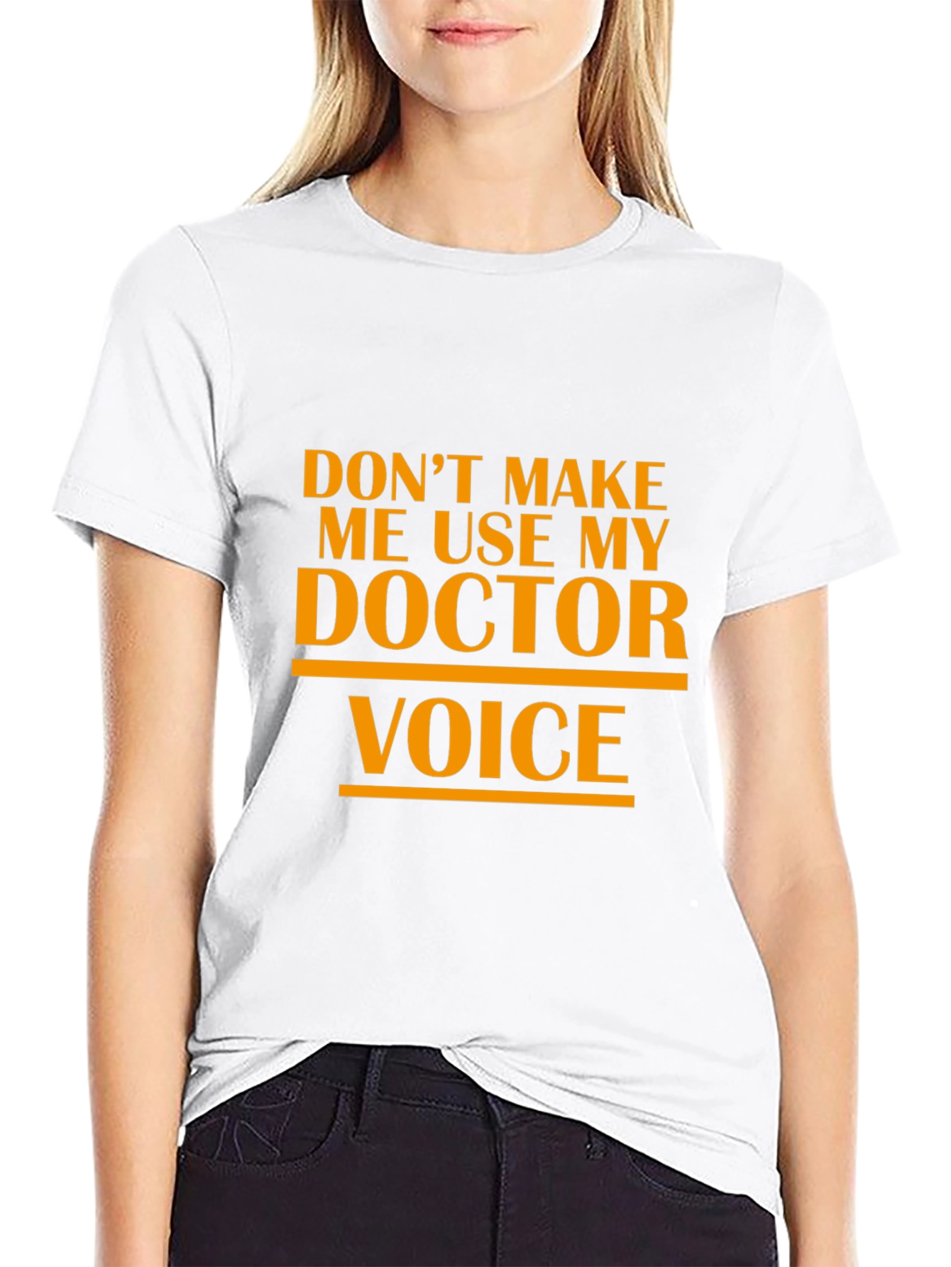 Doctor Voice T-Shirt Funny Sarcastic Physician Tee