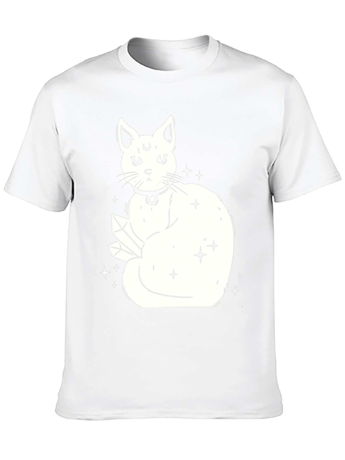Mystic Cat T-Shirt - Black Graphic Tee
