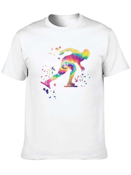 Tie-Dye Speed Skater Black T-Shirt