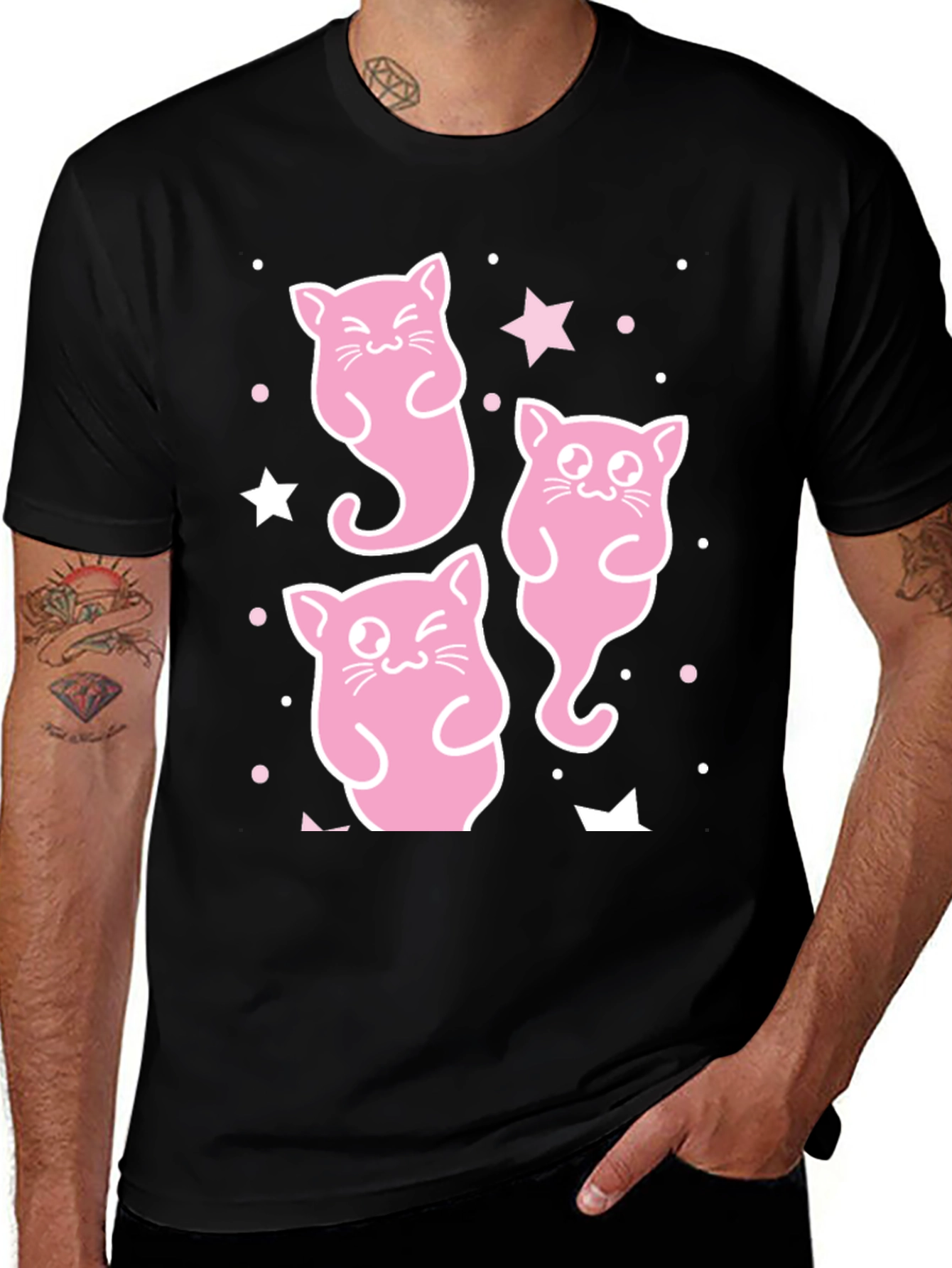 Ghost Cats Graphic Tee