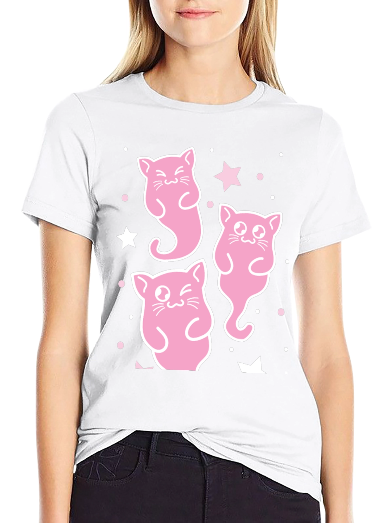 Ghost Cats Graphic Tee