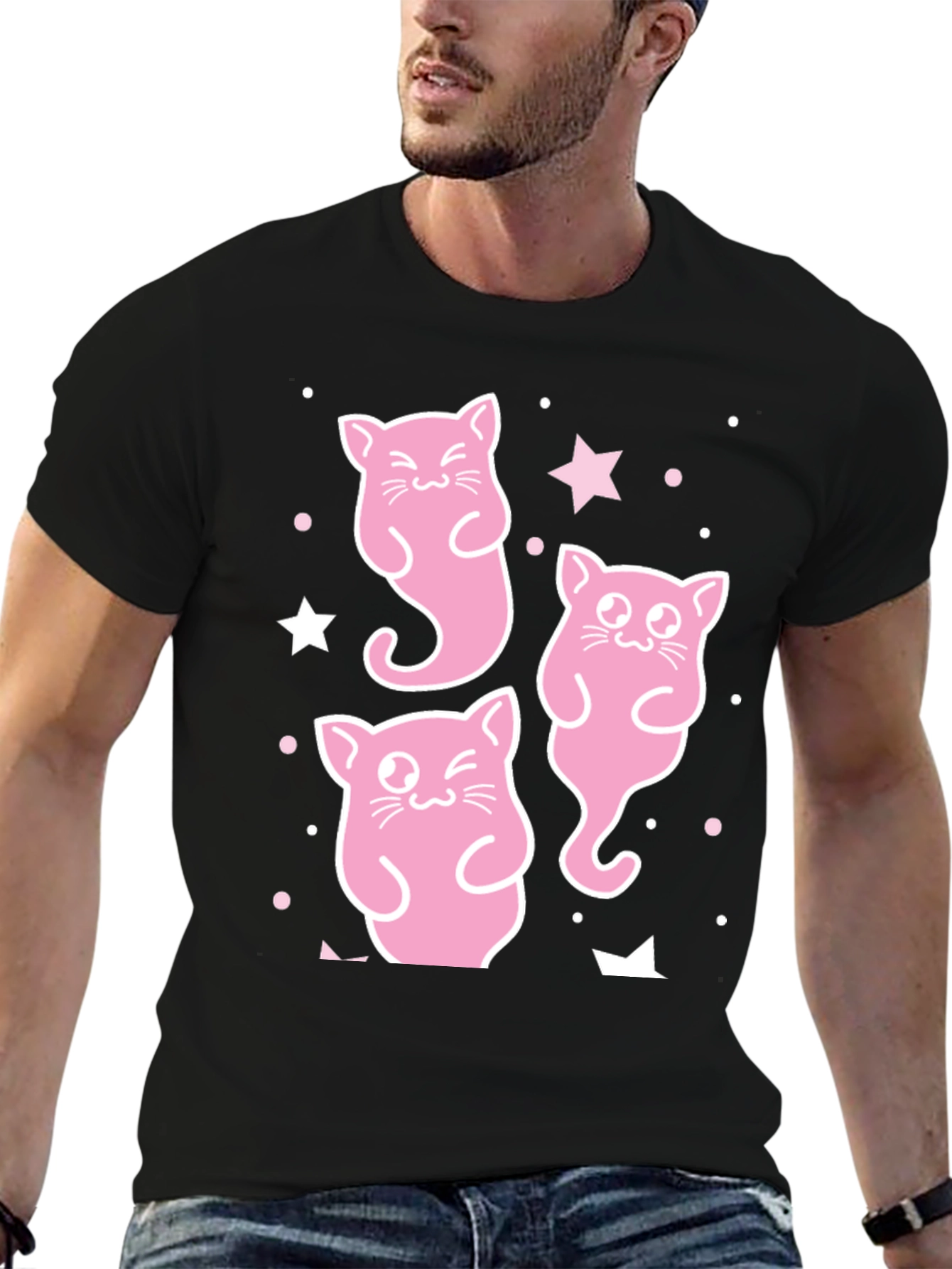 Ghost Cats Graphic Tee