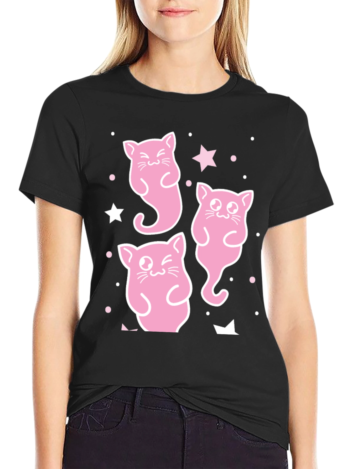 Ghost Cats Graphic Tee