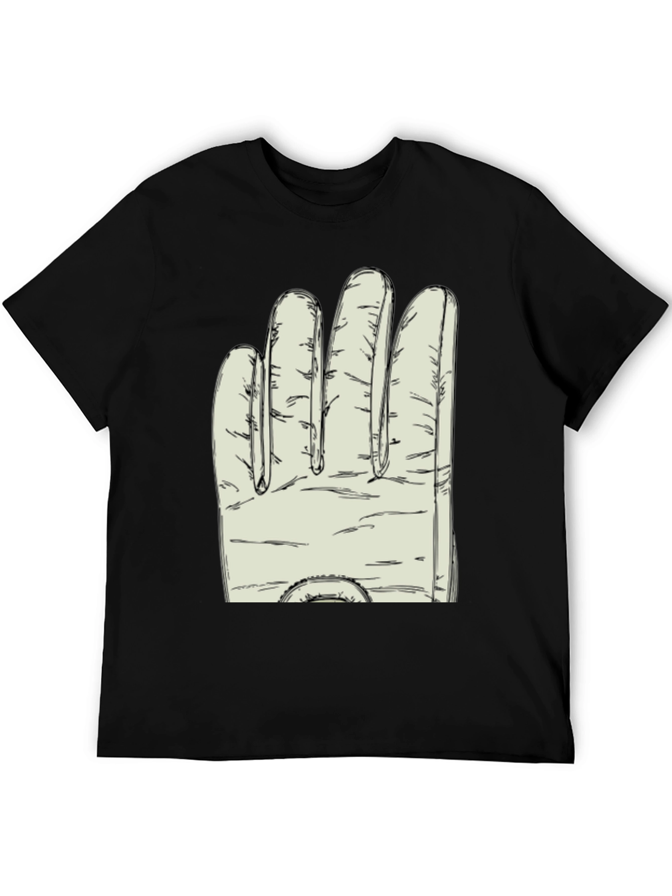 Novelty Glove Graphic T-Shirt - Soft Cotton Blend