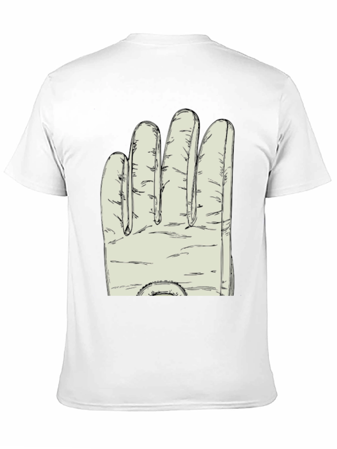 Novelty Glove Graphic T-Shirt - Soft Cotton Blend