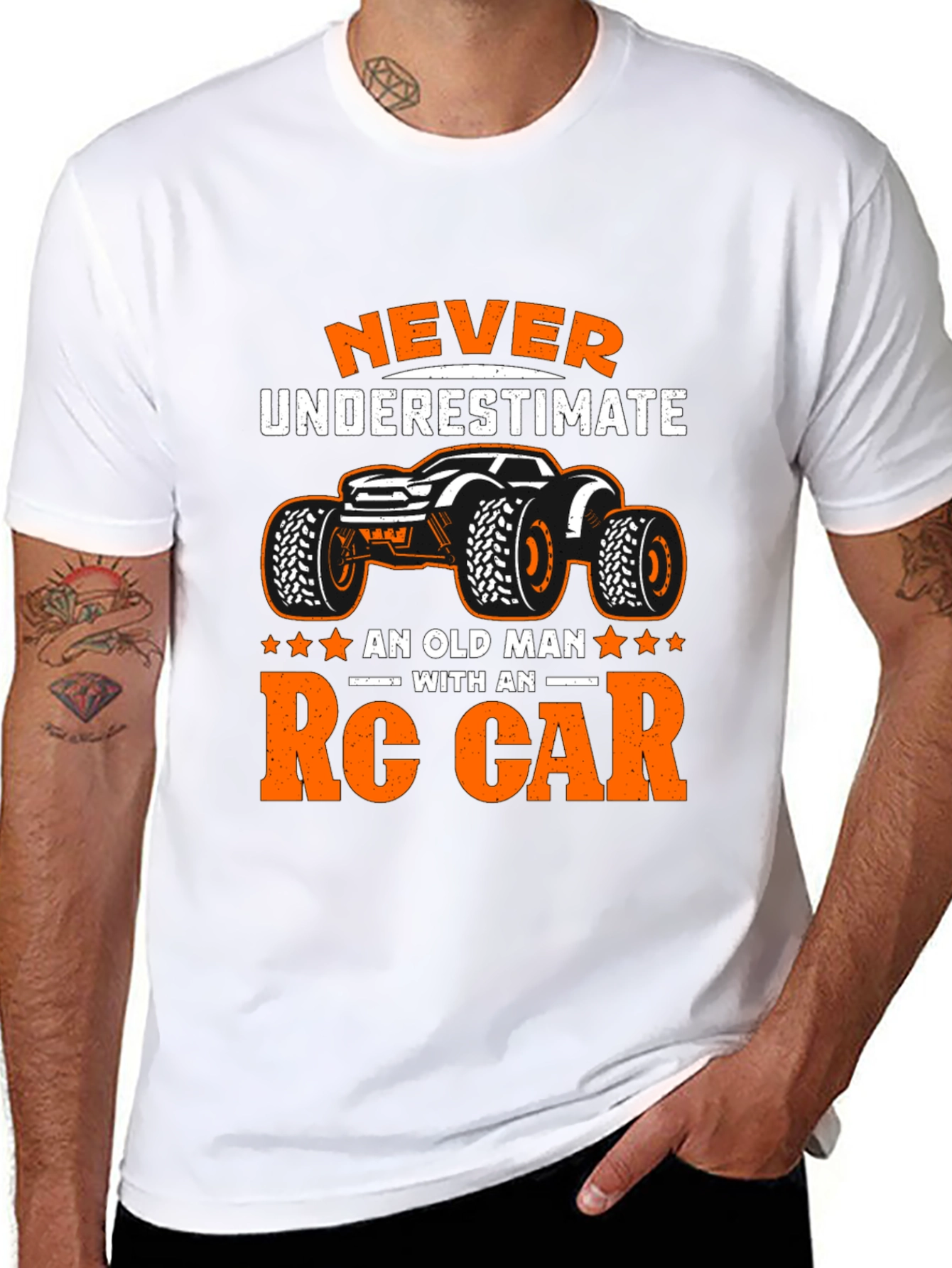 RC Car Old Man T-Shirt - Never Underestimate
