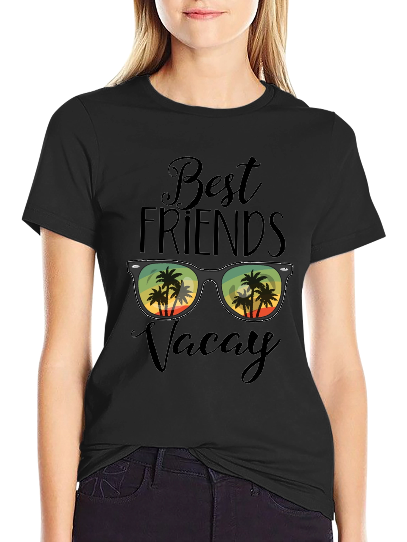 Best Friends Vacay Graphic Tee - Island Getaway