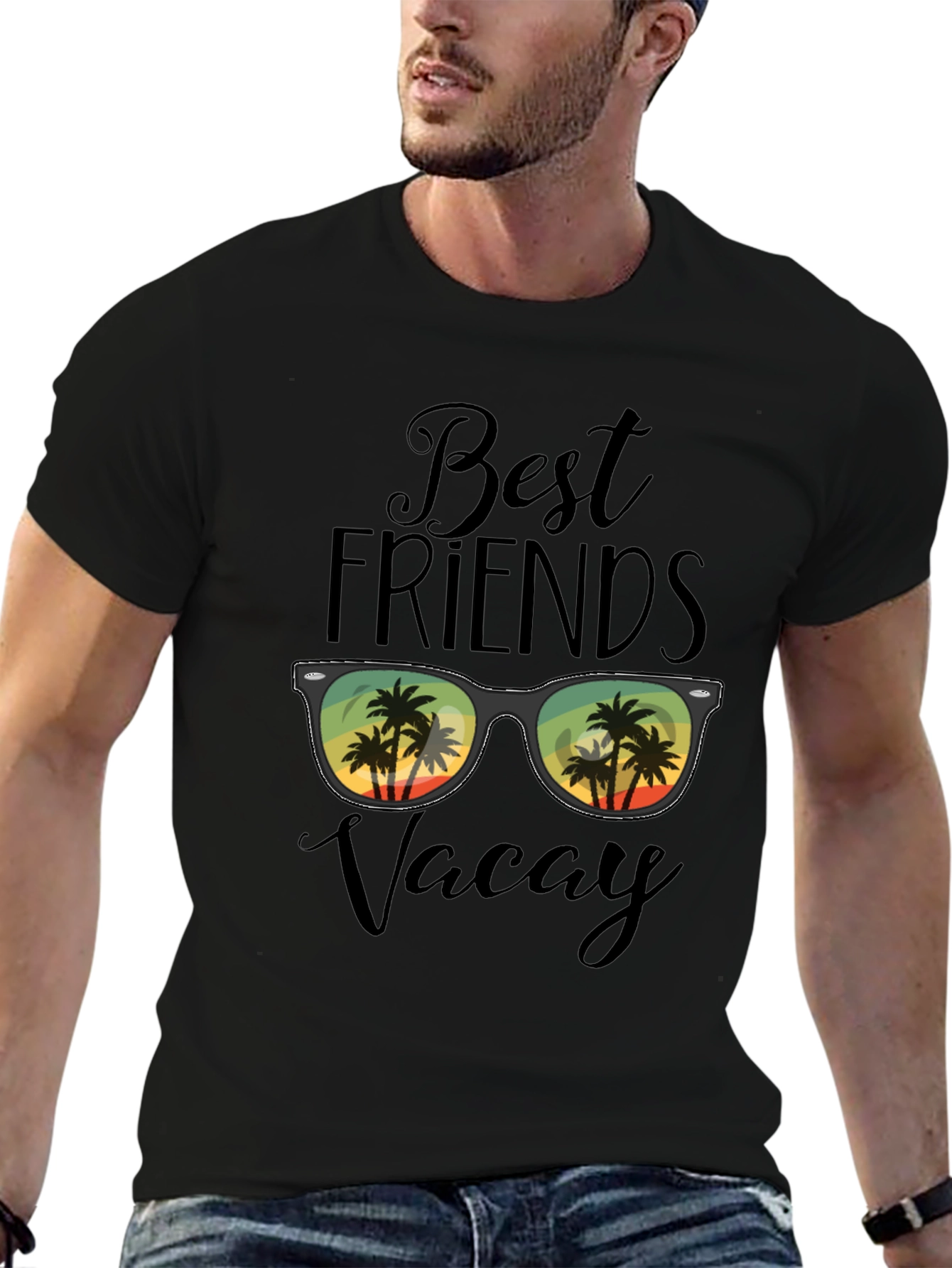 Best Friends Vacay Graphic Tee - Island Getaway