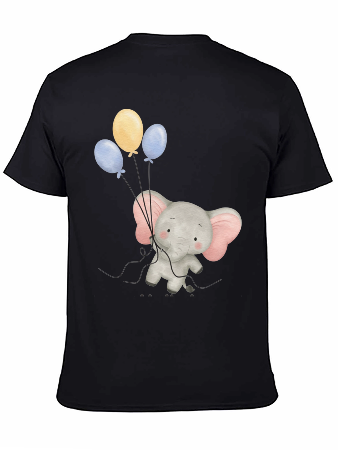 Elephant Balloons Graphic Tee - Soft Cotton Comfort