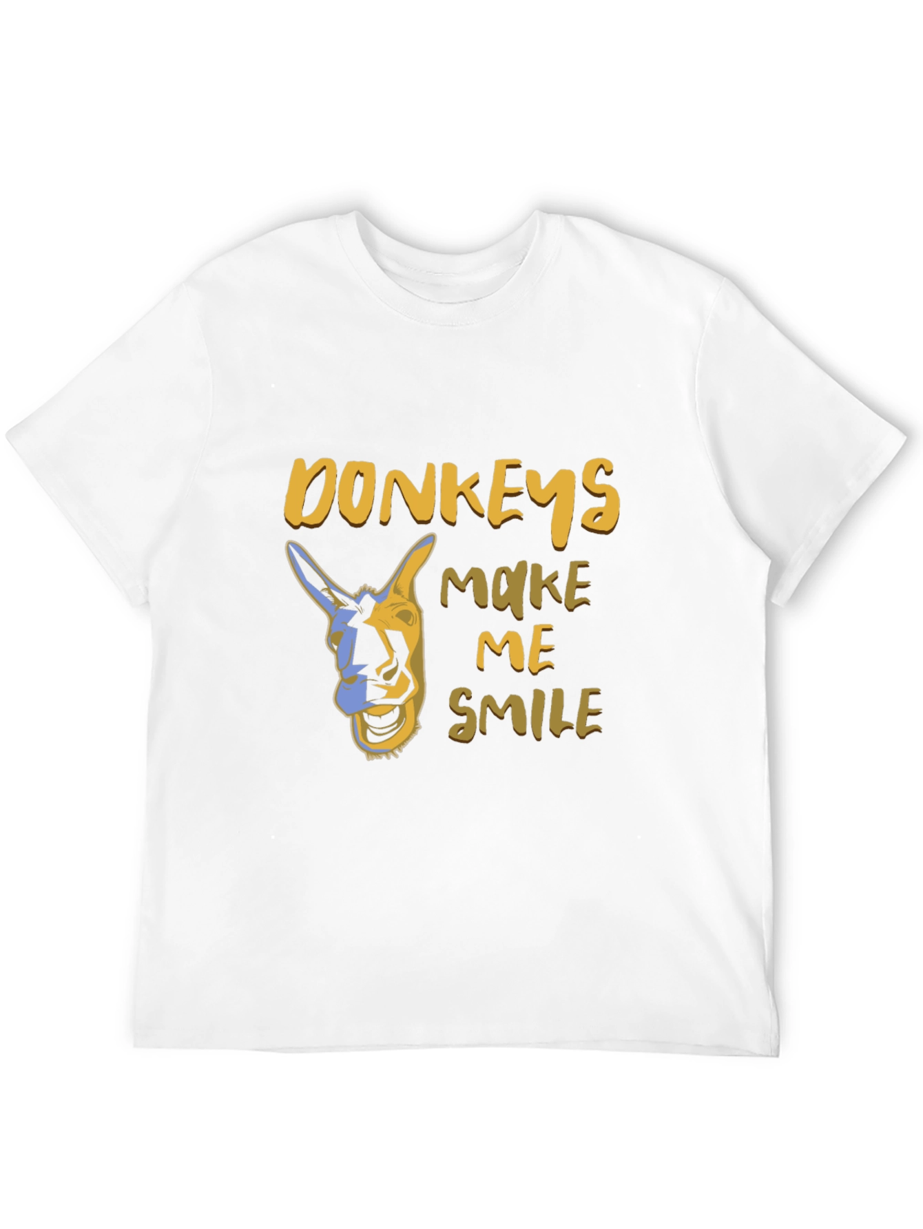 Funny Donkey Graphic Tee - Makes Me Smile