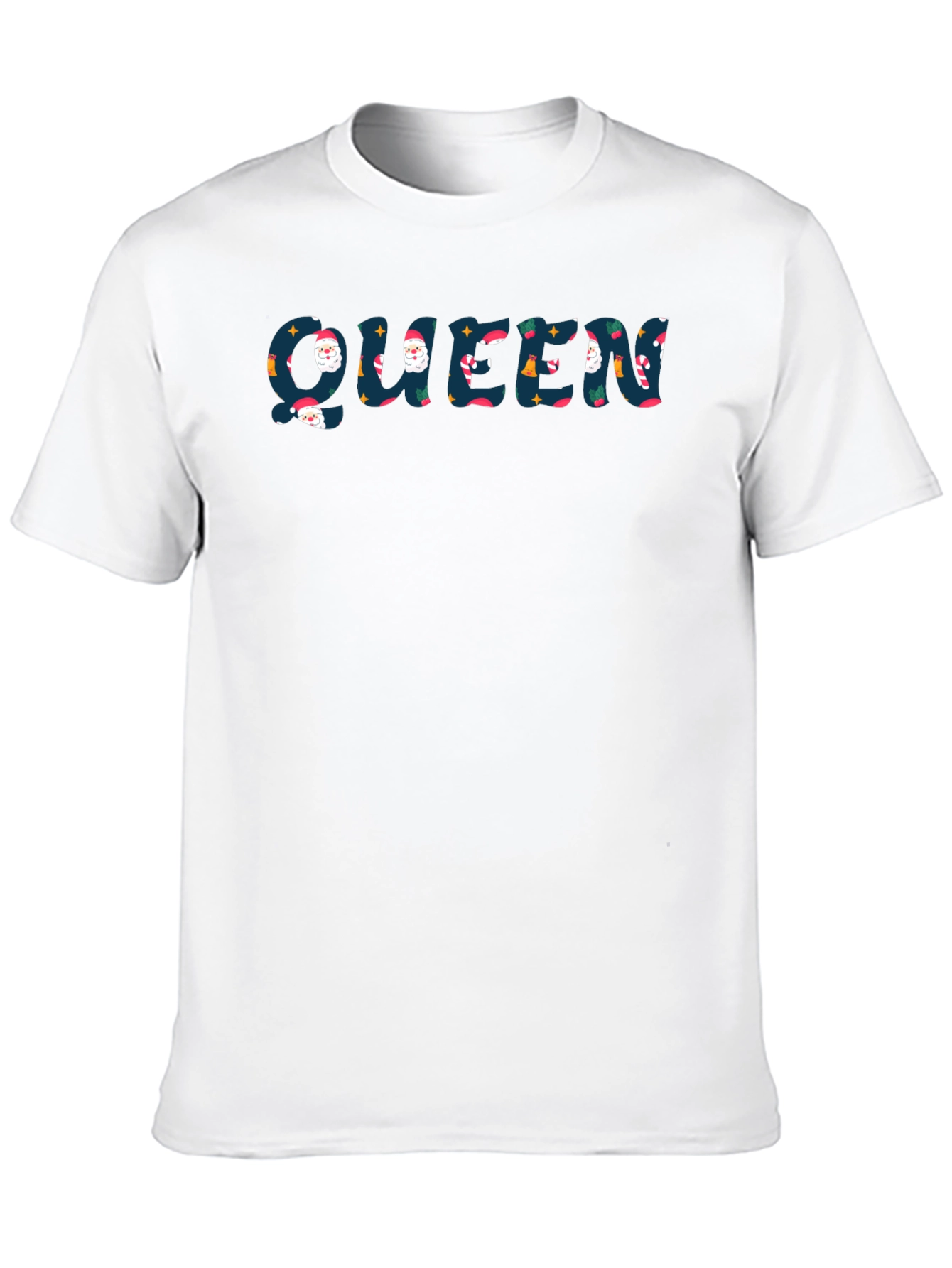 Christmas Queen Black T-Shirt