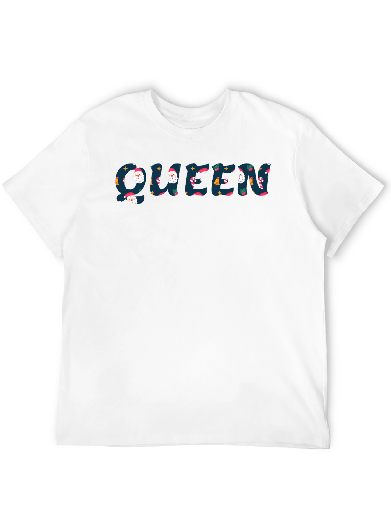 Christmas Queen Black T-Shirt