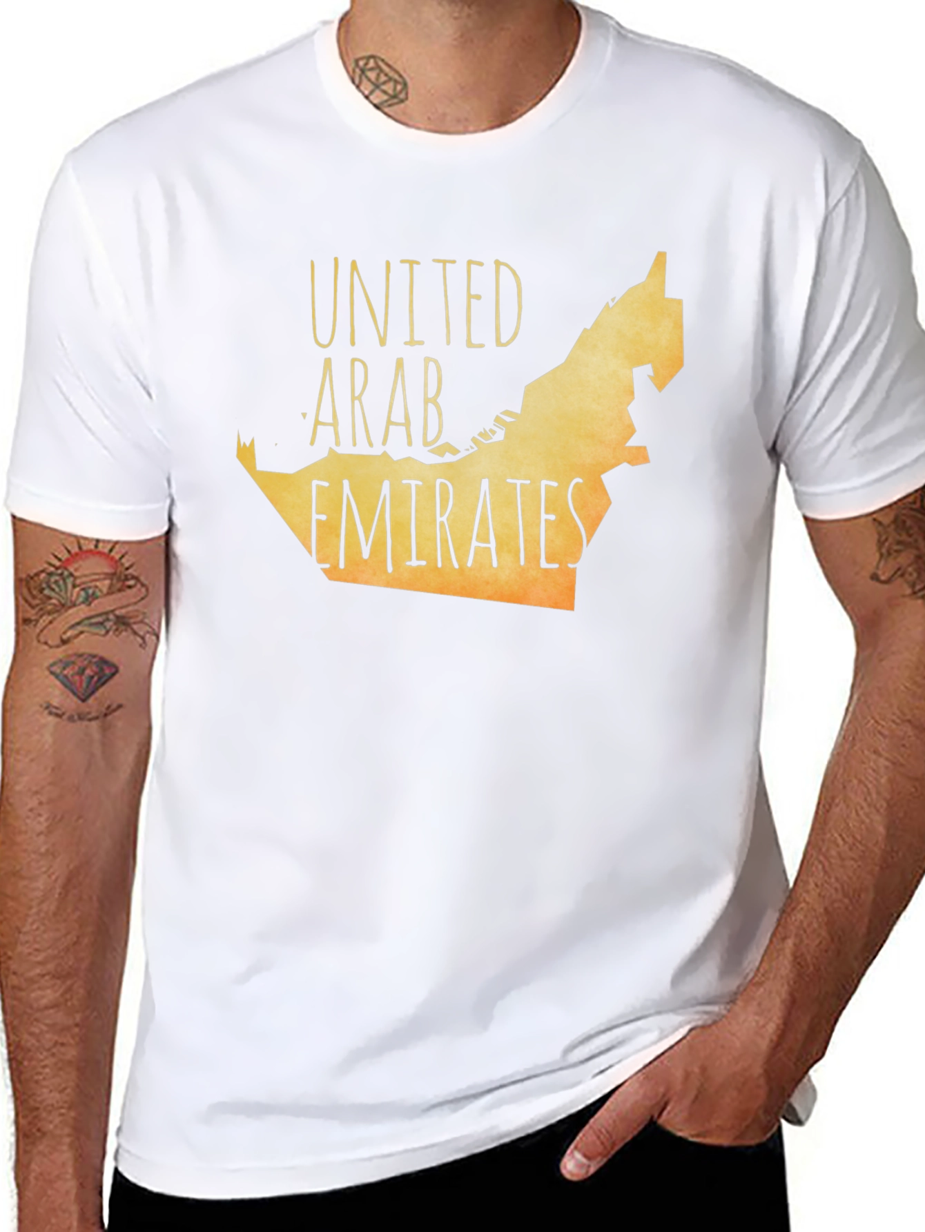 United Arab Emirates Map T-Shirt