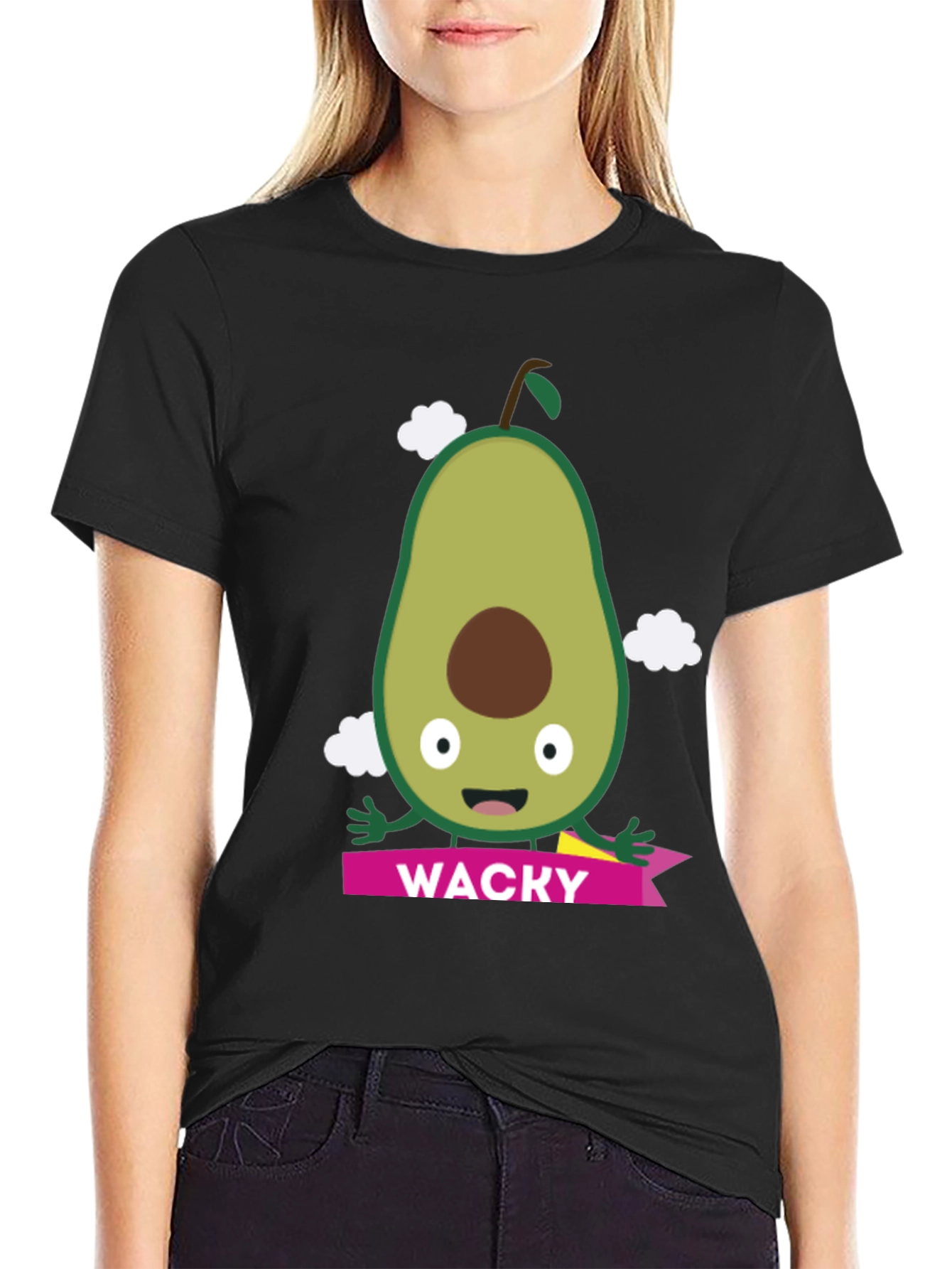 Wacky Avocado Graphic T-Shirt - Funny & Unique!