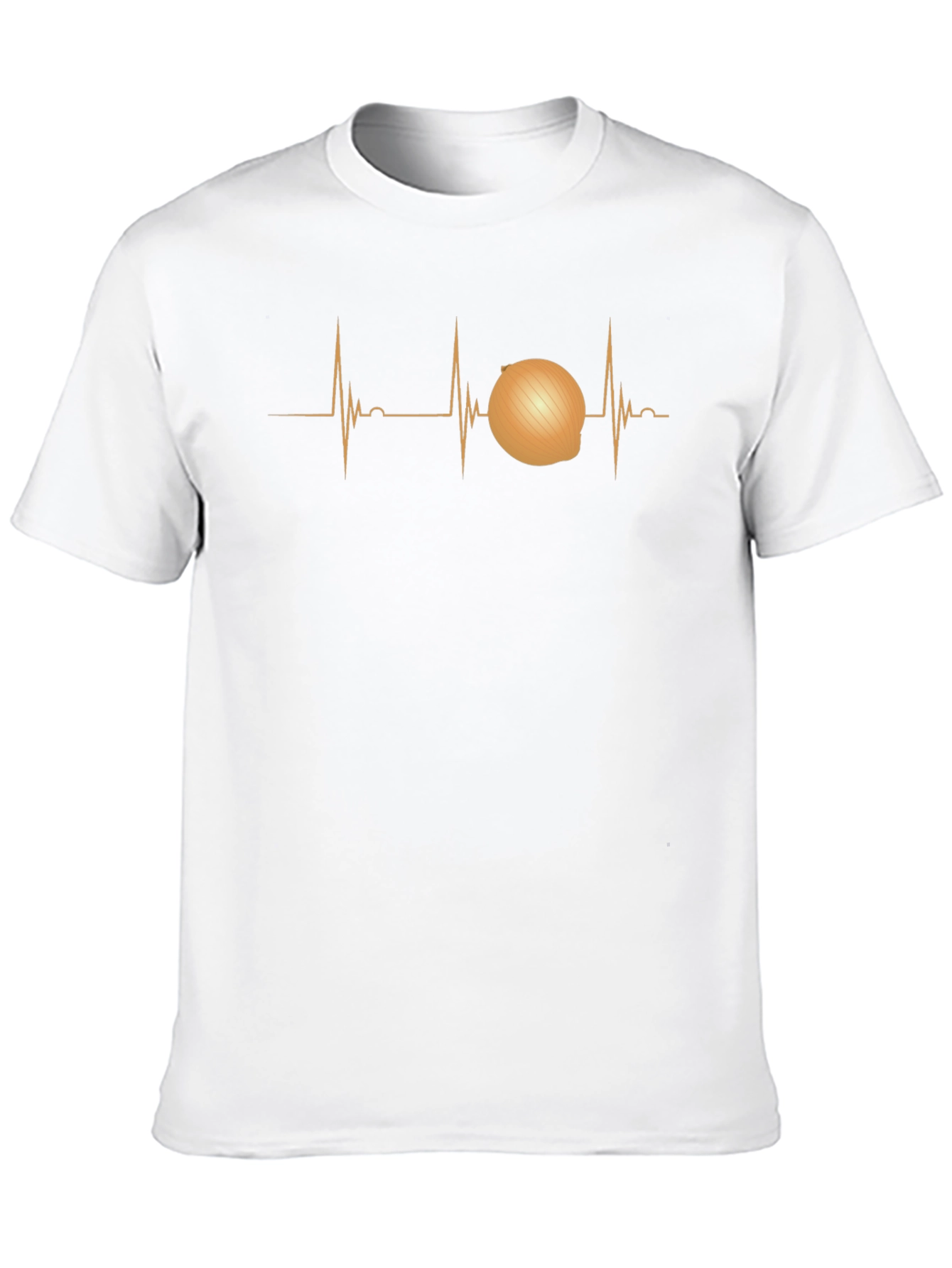 Onion Heartbeat Graphic T-Shirt - Funny Foodie Tee