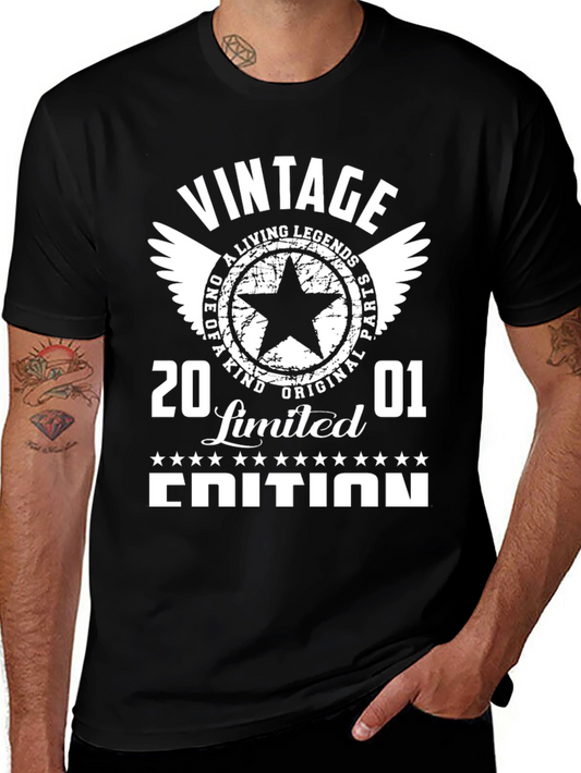 Vintage 2001 Limited Edition Black Graphic Tee