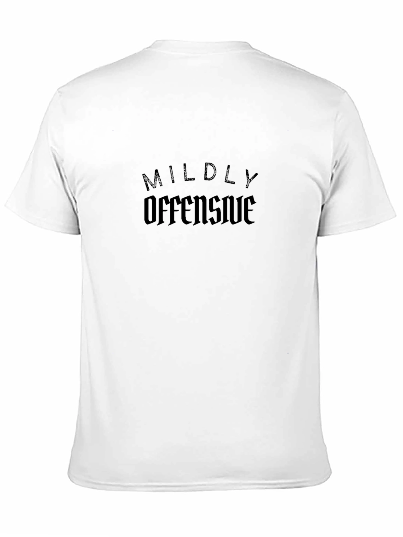 Mildly Offensive Black Graphic Tee