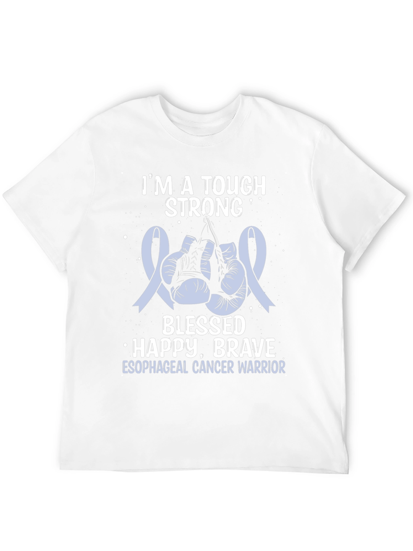 Tough Esophageal Cancer Warrior Support T-Shirt