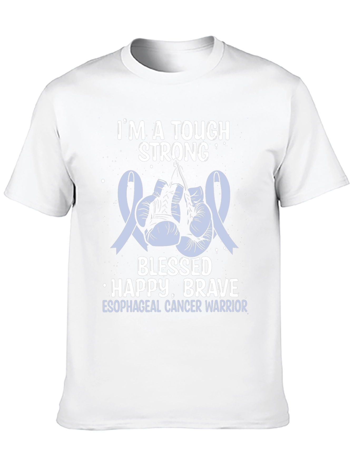 Tough Esophageal Cancer Warrior Support T-Shirt