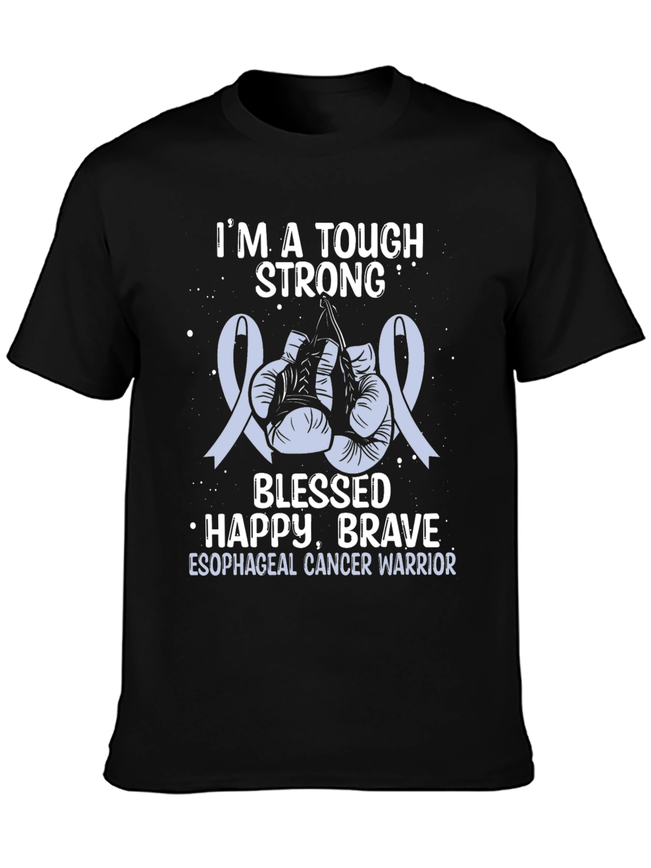 Tough Esophageal Cancer Warrior Support T-Shirt