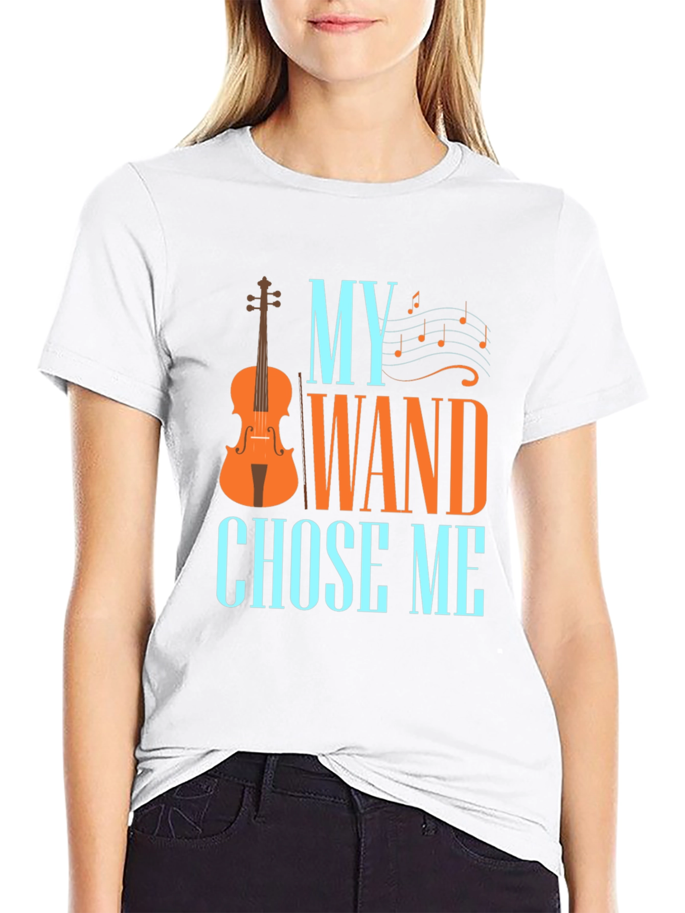 My Wand Chose Me Musician T-Shirt
