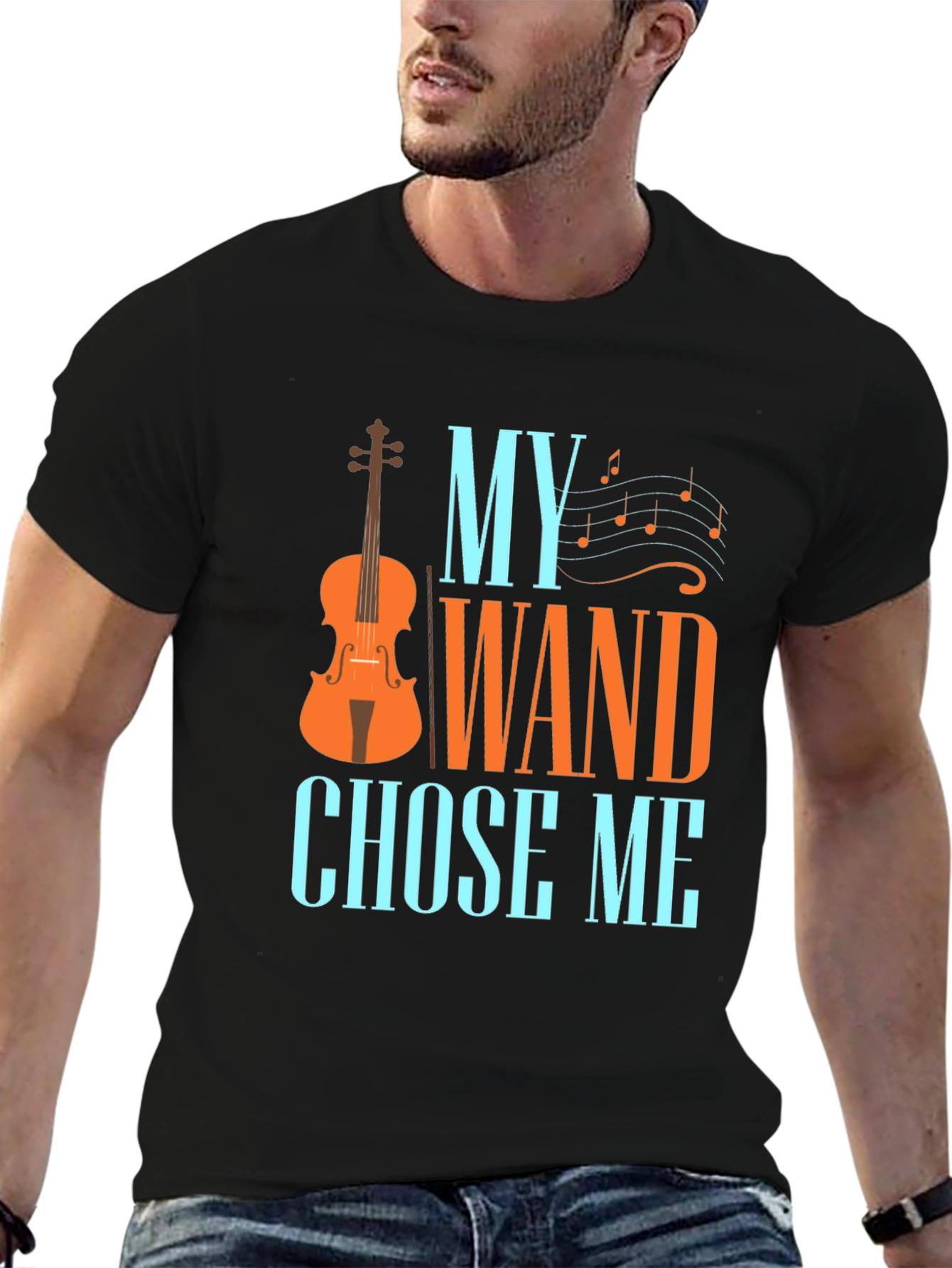 My Wand Chose Me Musician T-Shirt