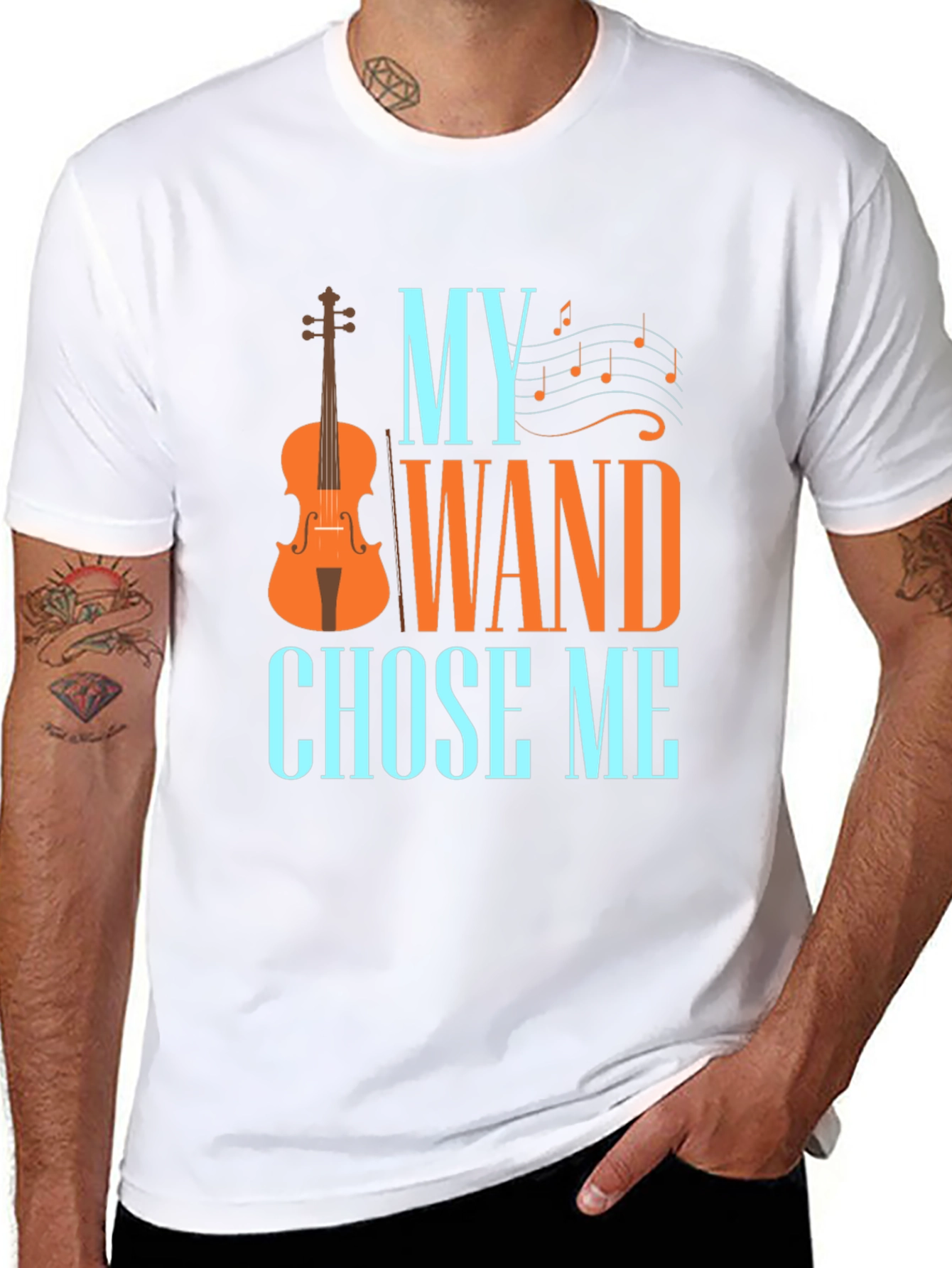 My Wand Chose Me Musician T-Shirt