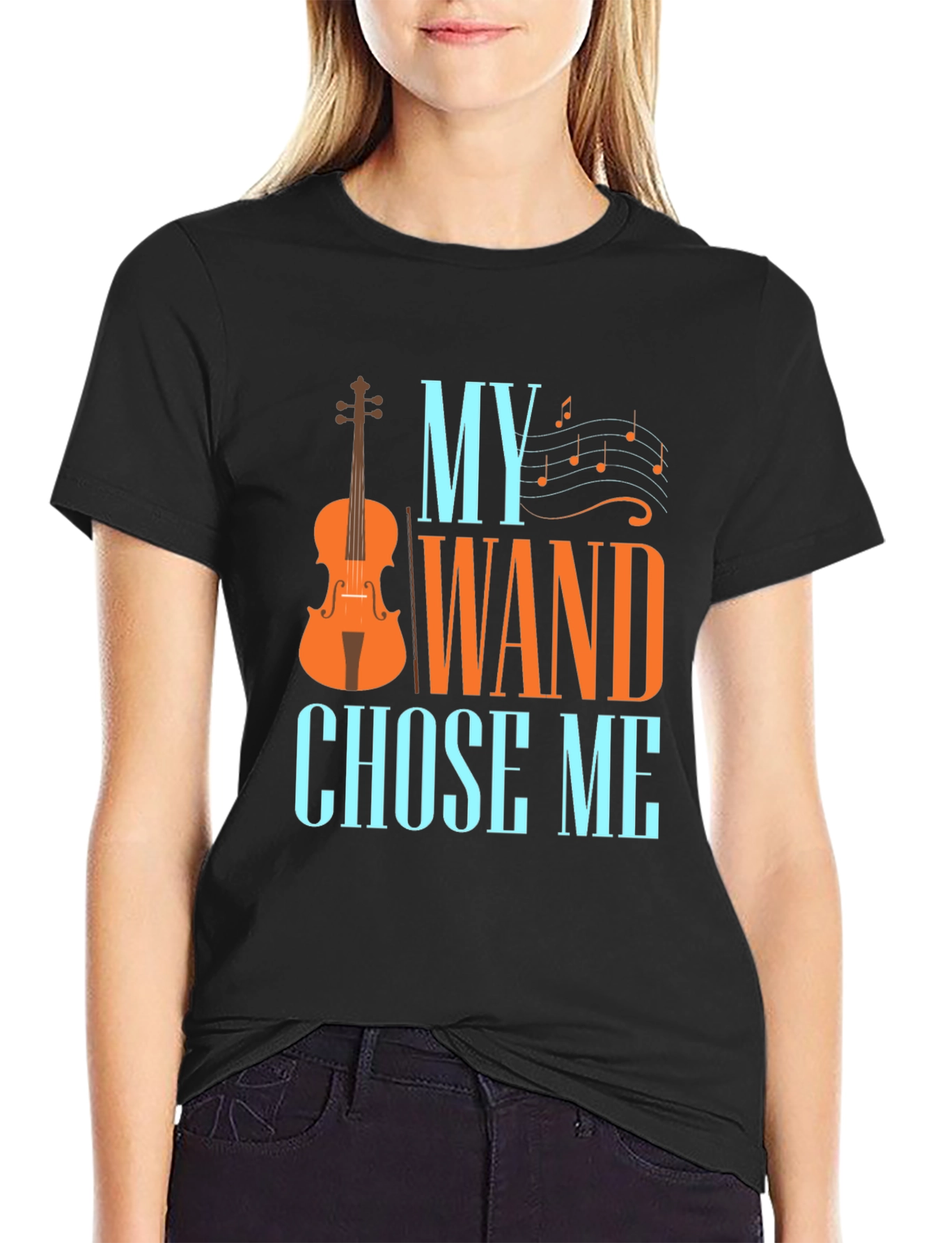 My Wand Chose Me Musician T-Shirt