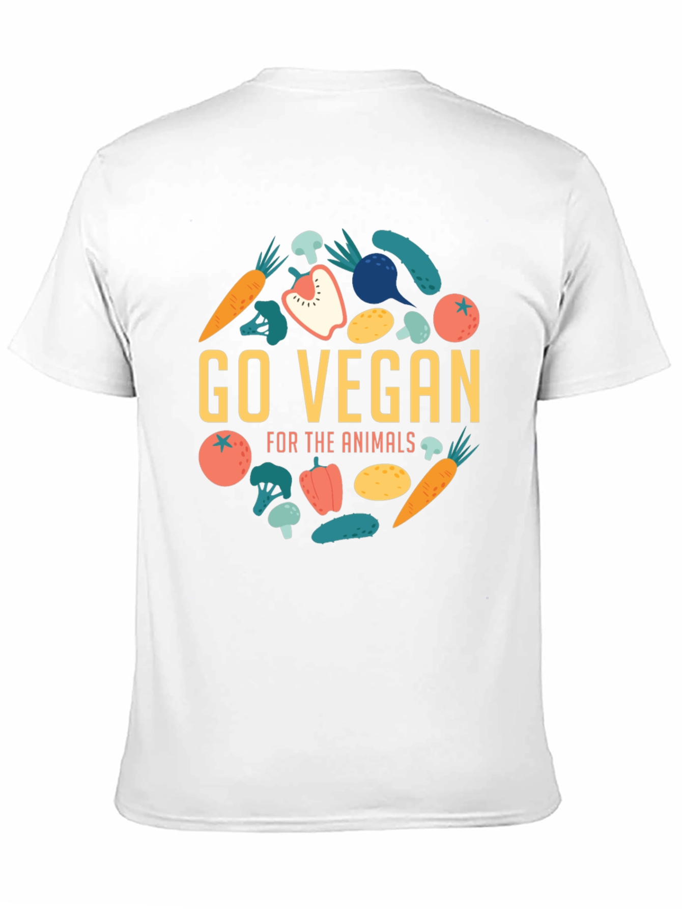 Go Vegan Graphic Tee - Animal Lovers Apparel