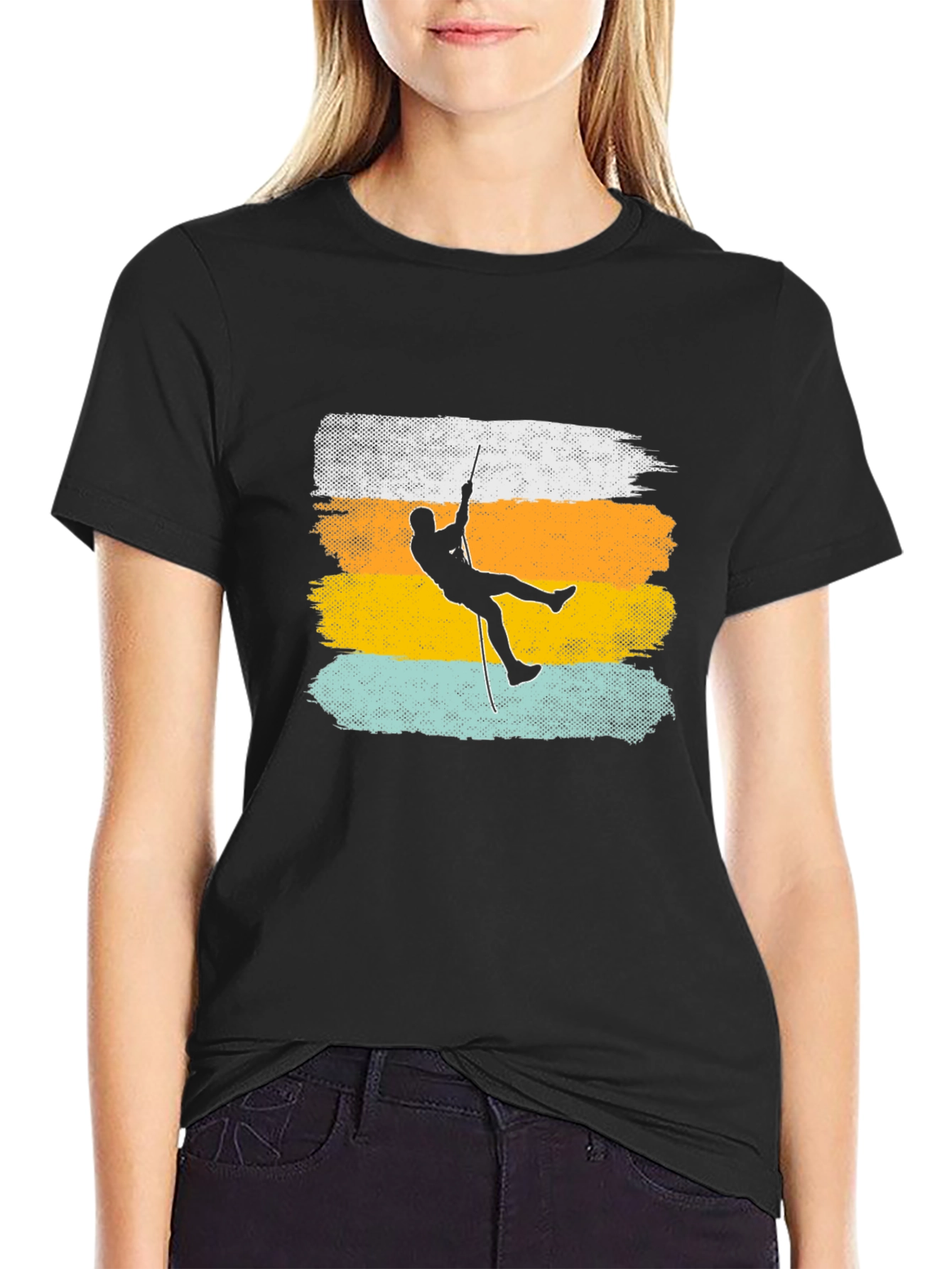 Retro Climber Graphic T-Shirt - Adventure Tee