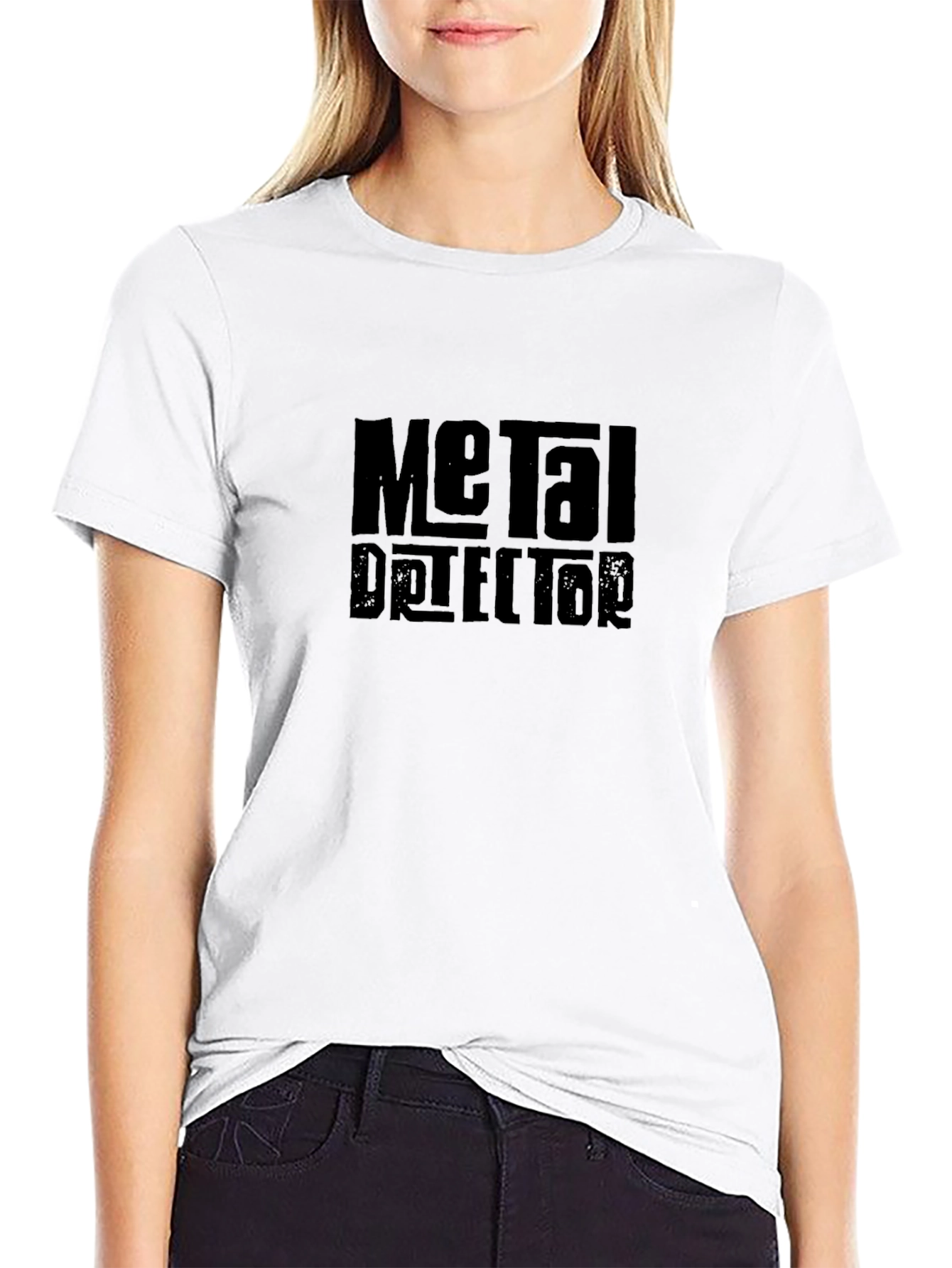 Metal Detector Novelty Black T-Shirt