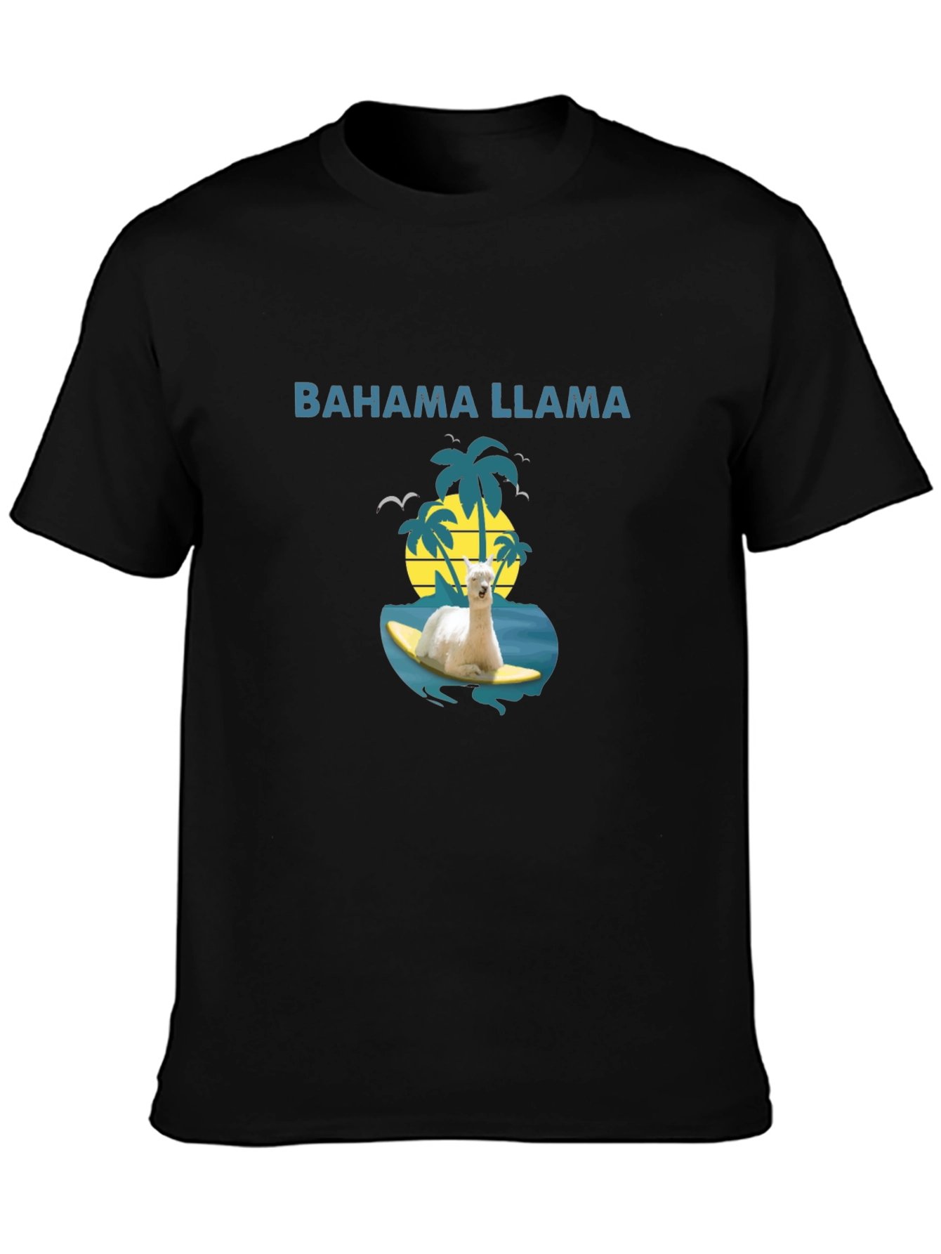 Bahama Llama T-Shirt - Surfs Up!