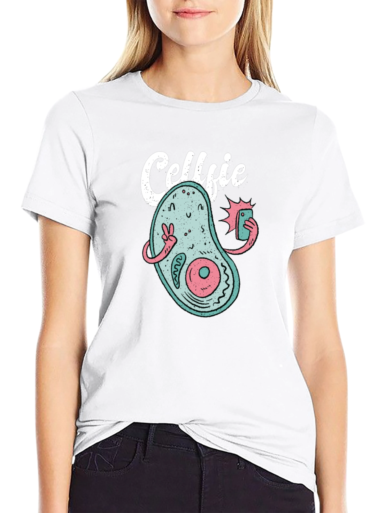 Cellfie Graphic T-Shirt - Biology Humor Tee