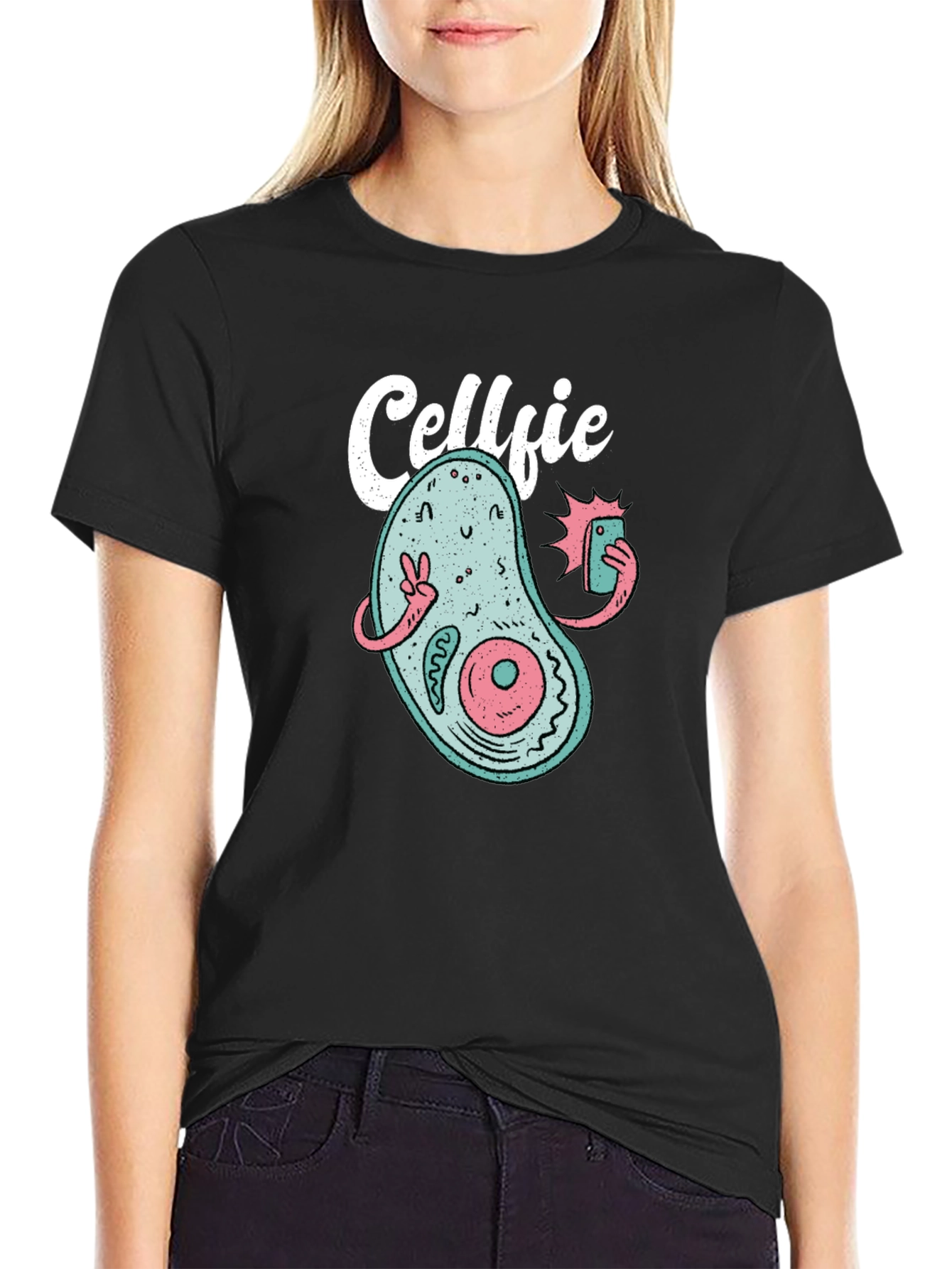 Cellfie Graphic T-Shirt - Biology Humor Tee
