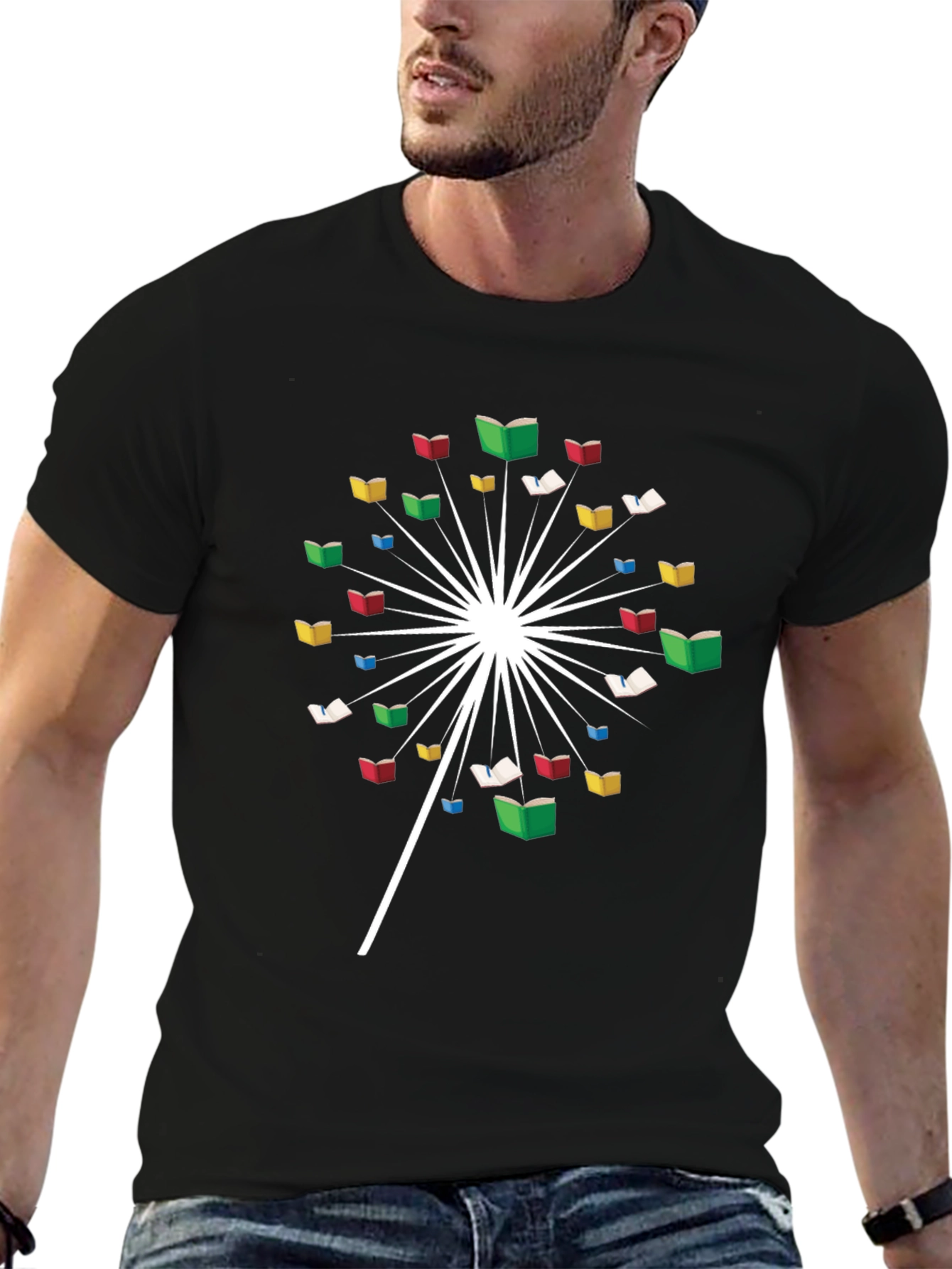 Book Dandelion T-Shirt - Read and Grow!