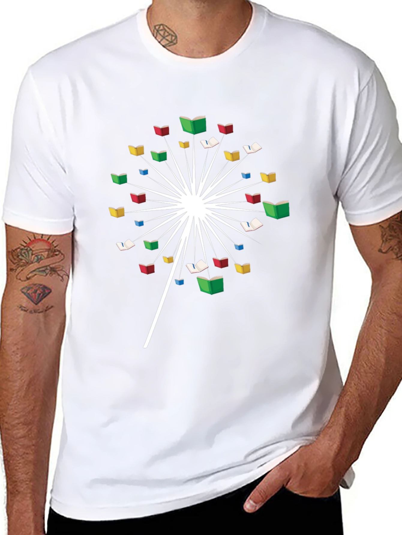 Book Dandelion T-Shirt - Read and Grow!