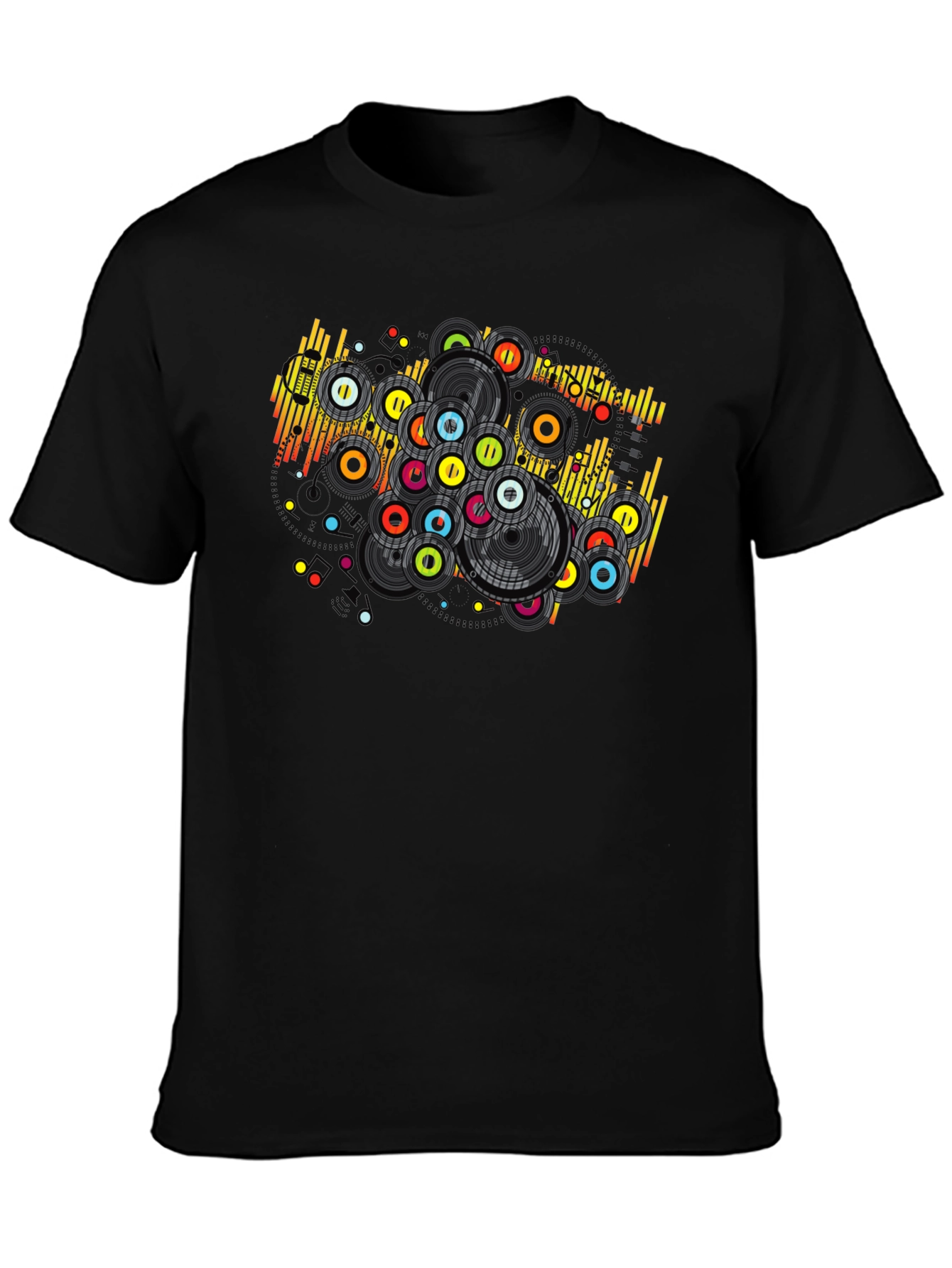 Retro Vinyl Record Graphic T-Shirt