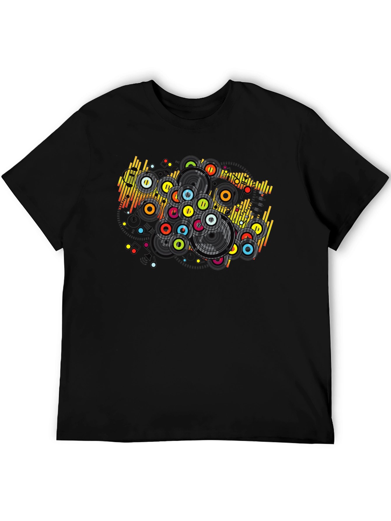 Retro Vinyl Record Graphic T-Shirt