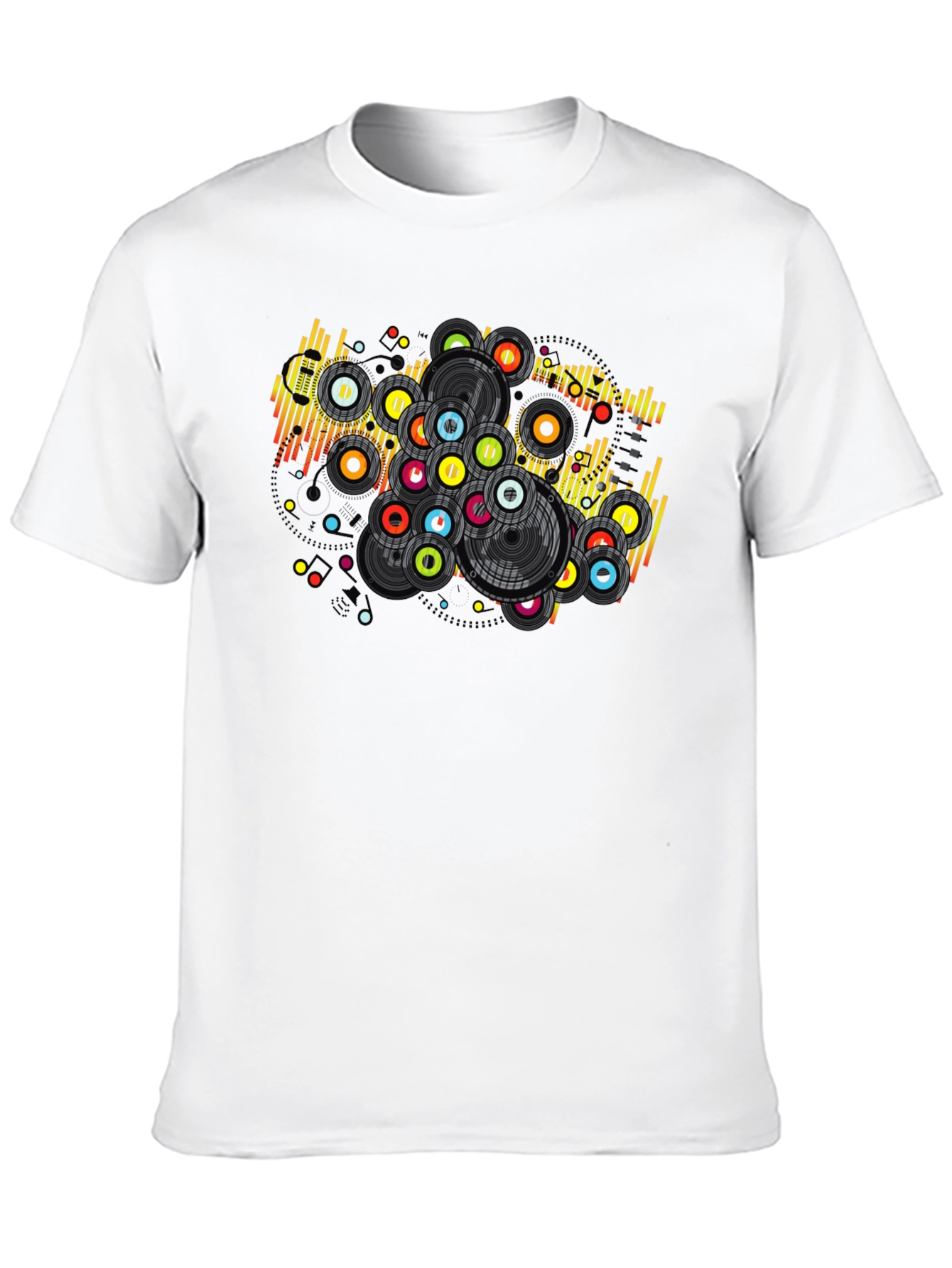 Retro Vinyl Record Graphic T-Shirt
