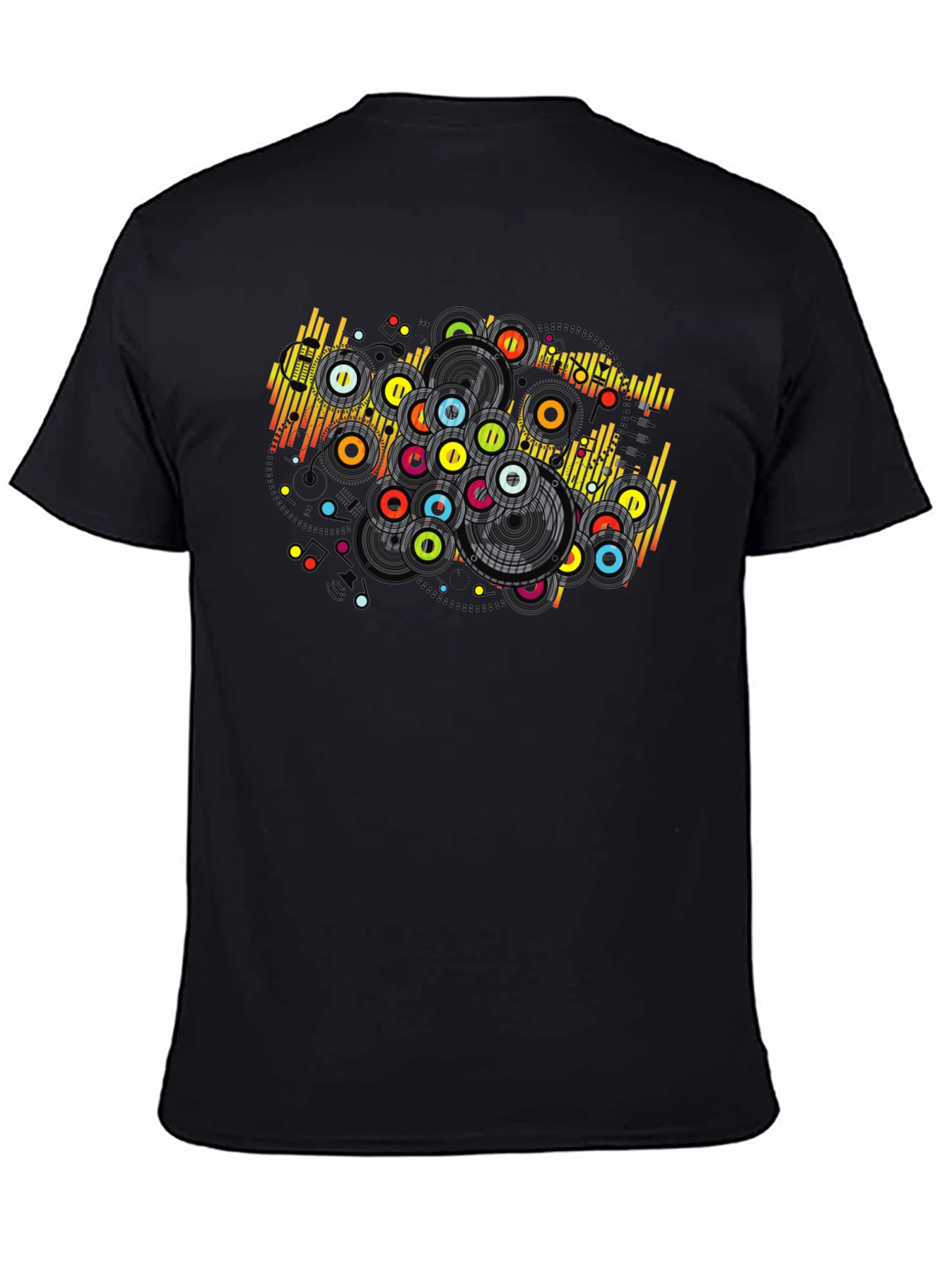 Retro Vinyl Record Graphic T-Shirt