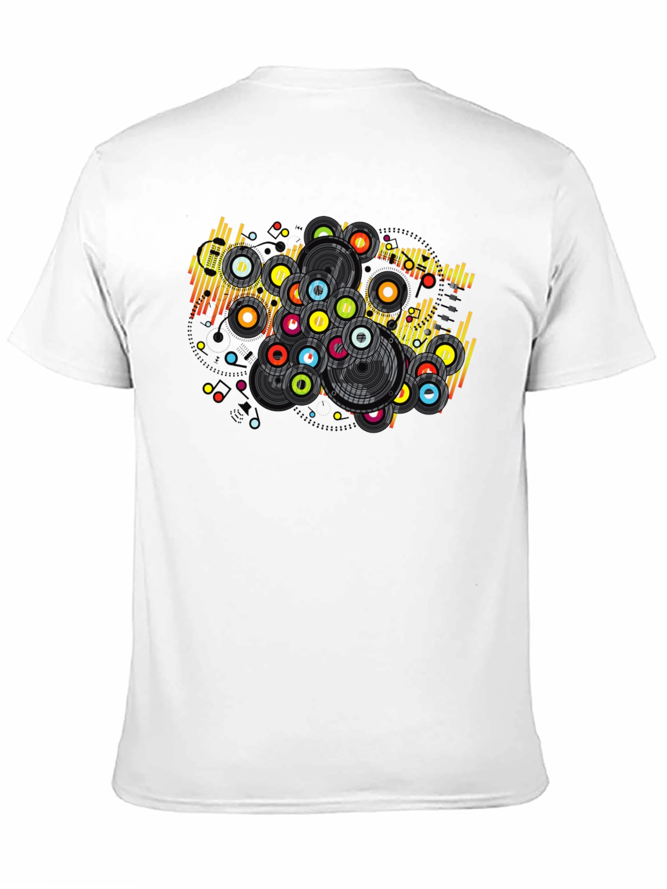 Retro Vinyl Record Graphic T-Shirt