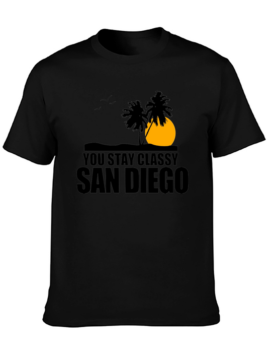 You Stay Classy San Diego Black T-Shirt