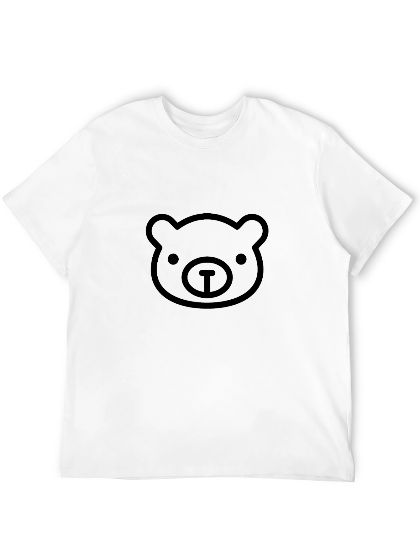 Bear Graphic Black T-Shirt: Soft Cotton Blend