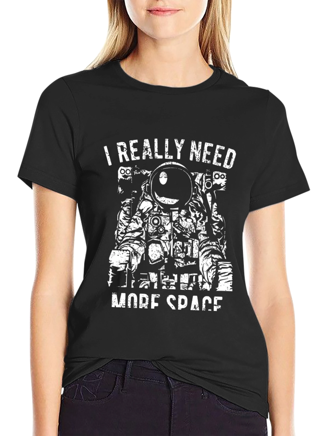 I Need More Space Astronaut Graphic Tee