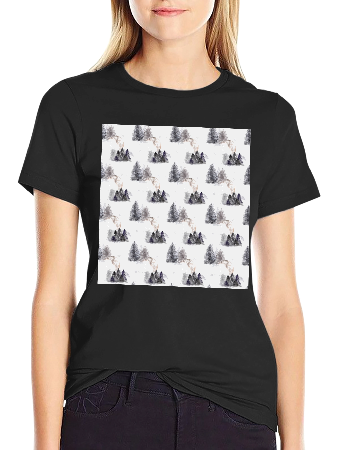 Nature Patterned T-Shirt