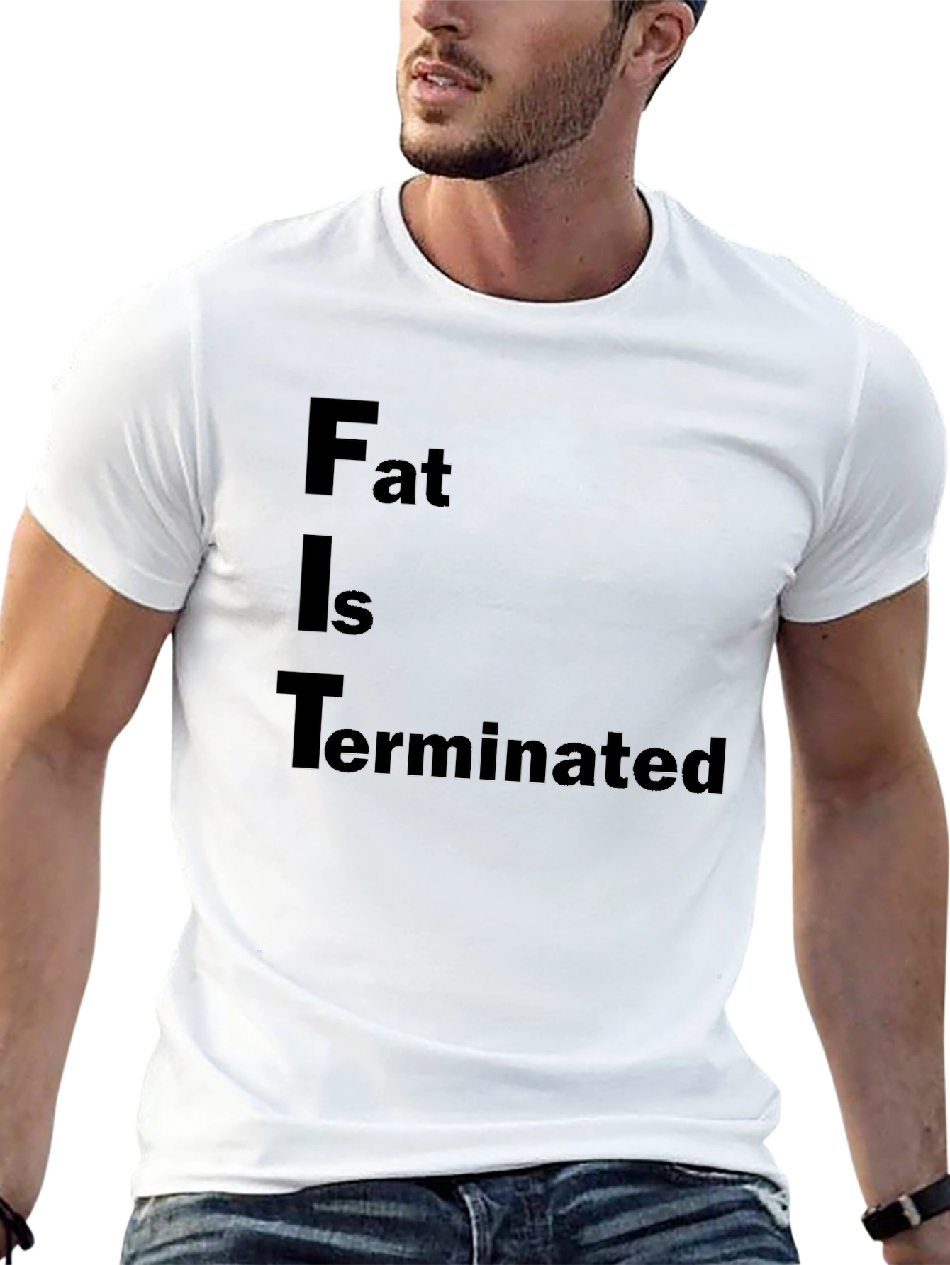 FIT Terminated Black T-Shirt