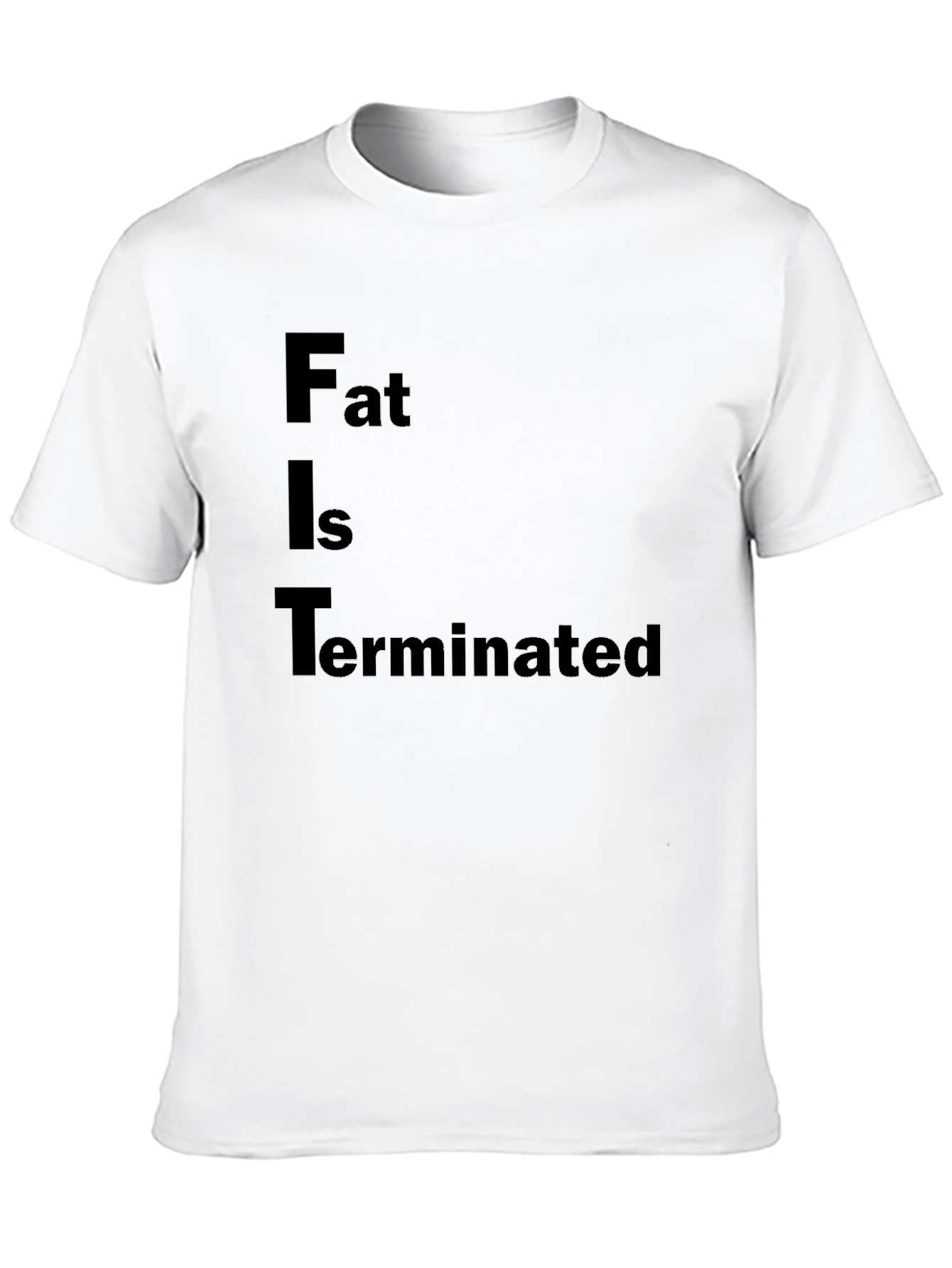 FIT Terminated Black T-Shirt