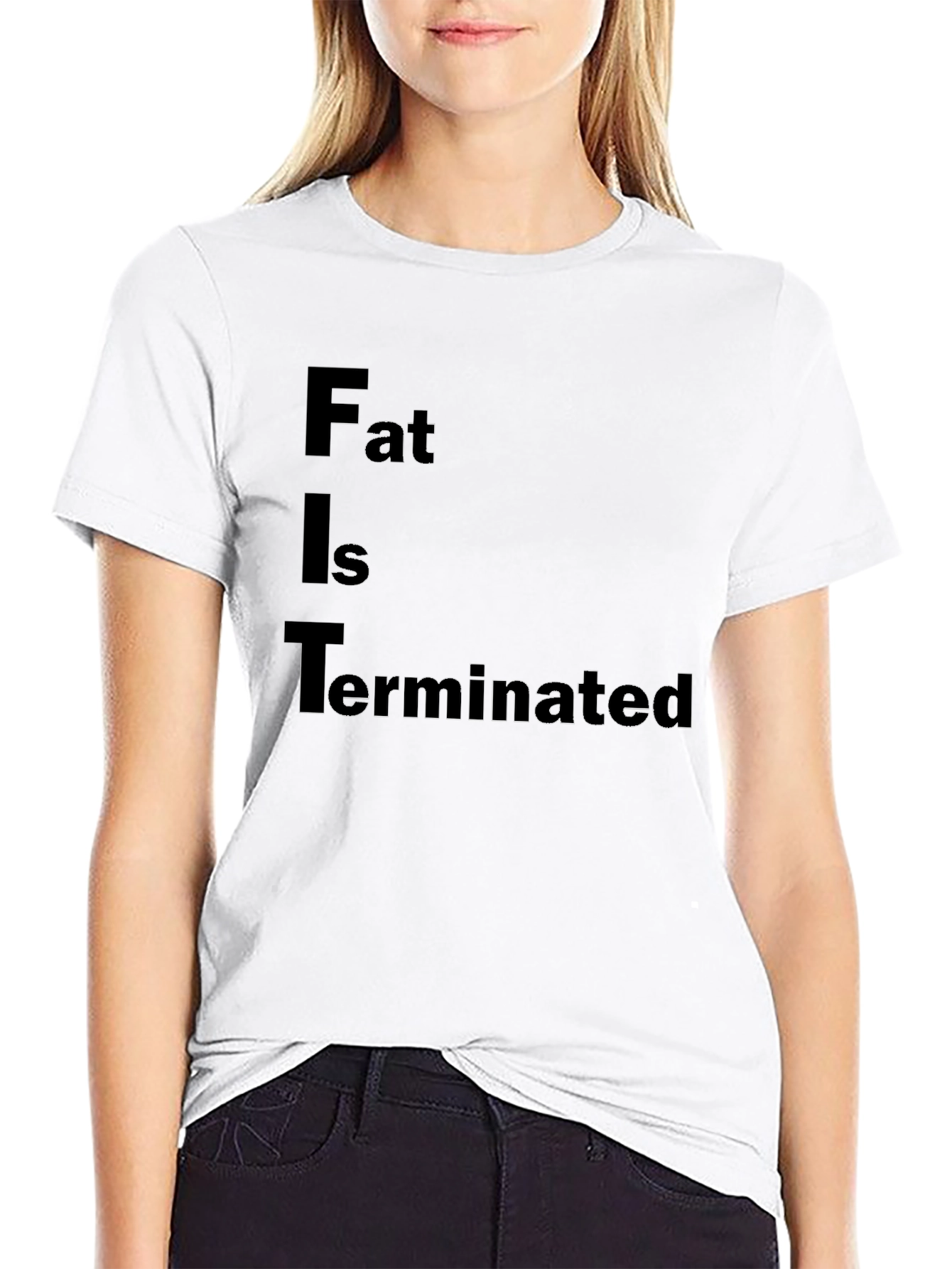 FIT Terminated Black T-Shirt