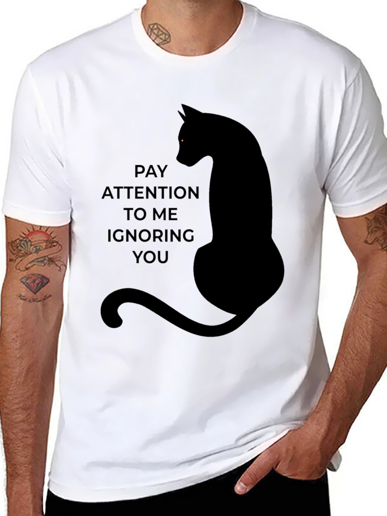 Pay Attention to Me Cat T-Shirt